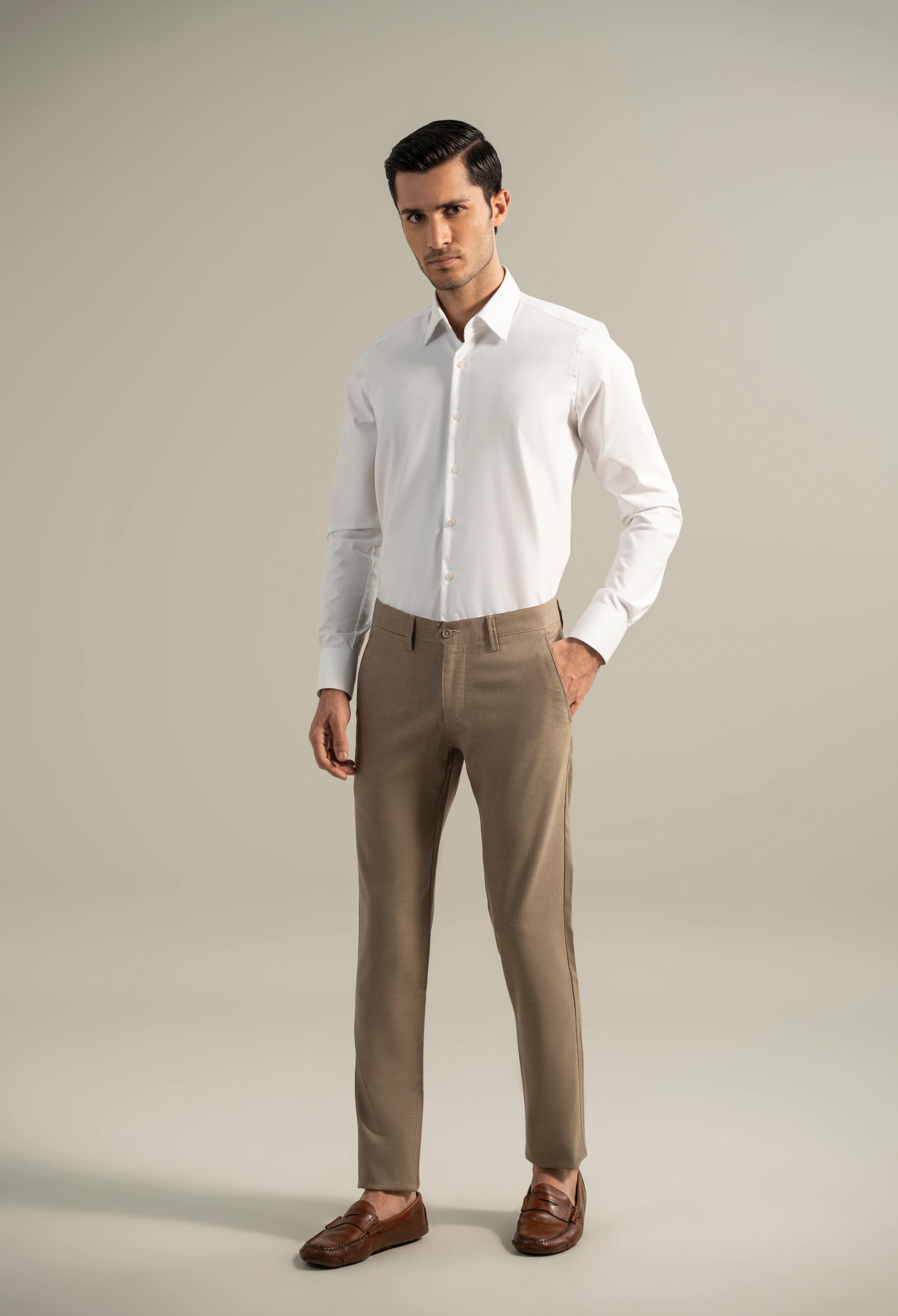 Banana White Formal Shirt - Image 5