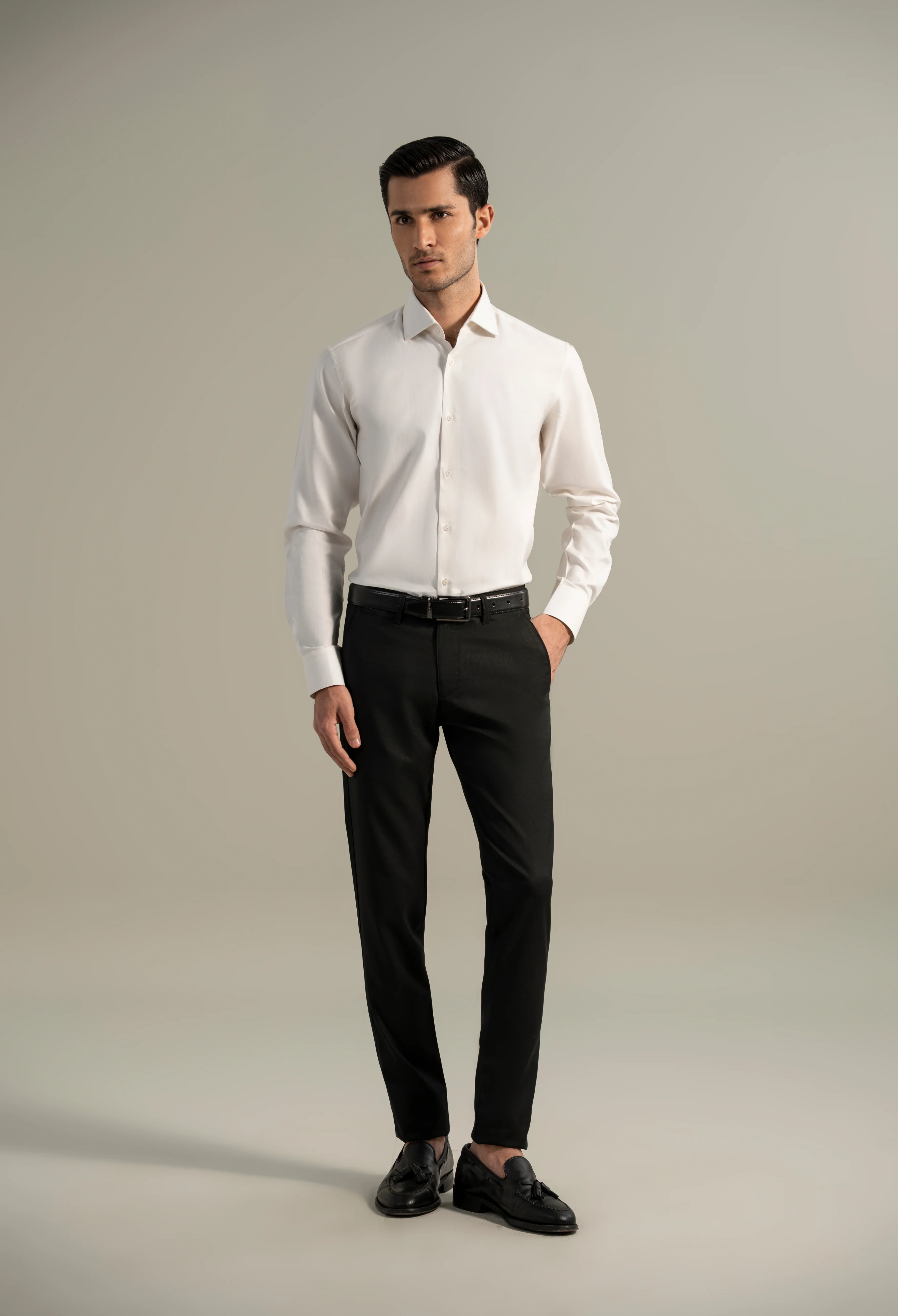 Banana White Formal Shirt - Image 5