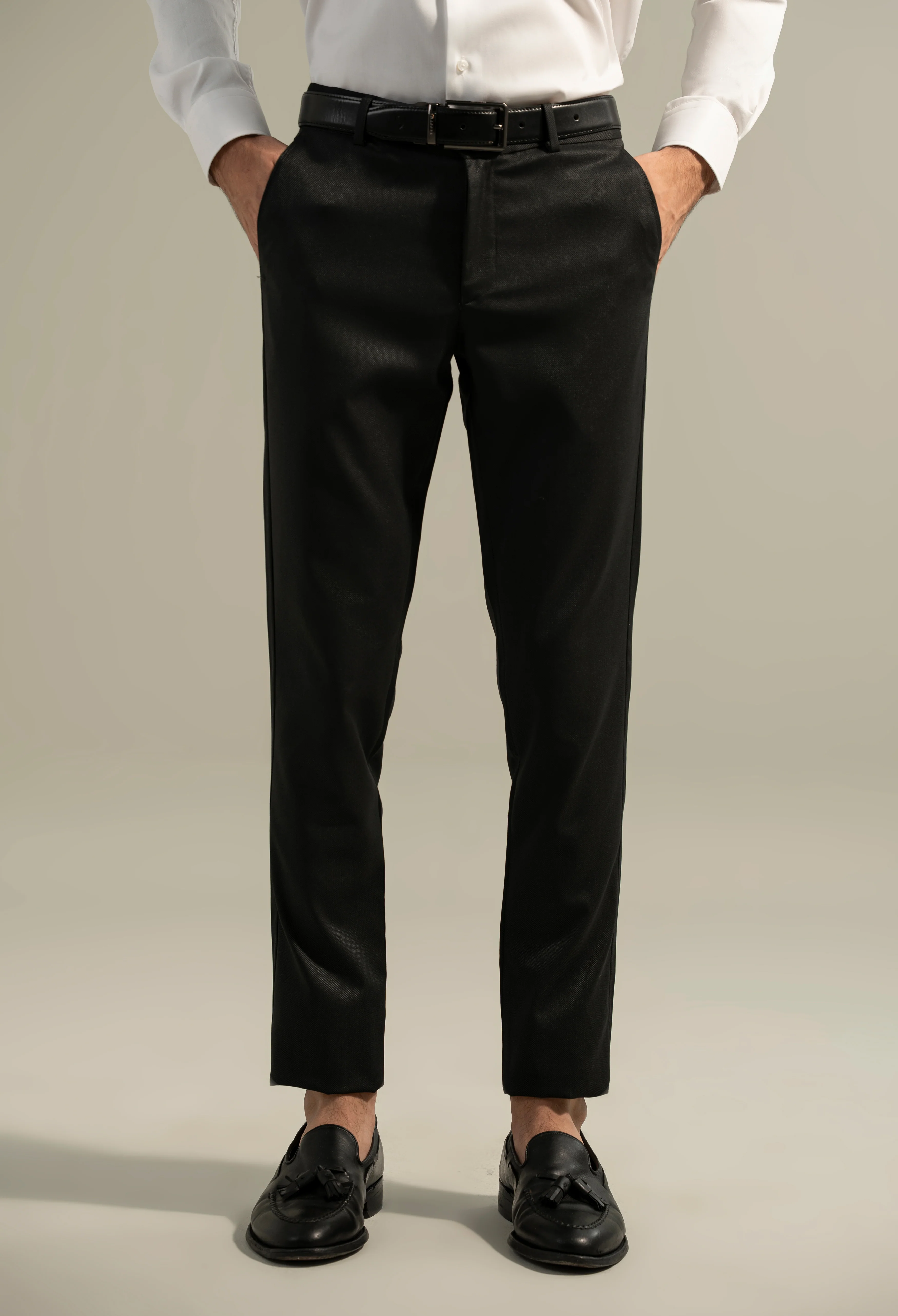 Black Lycra Dress Pant - Image 4