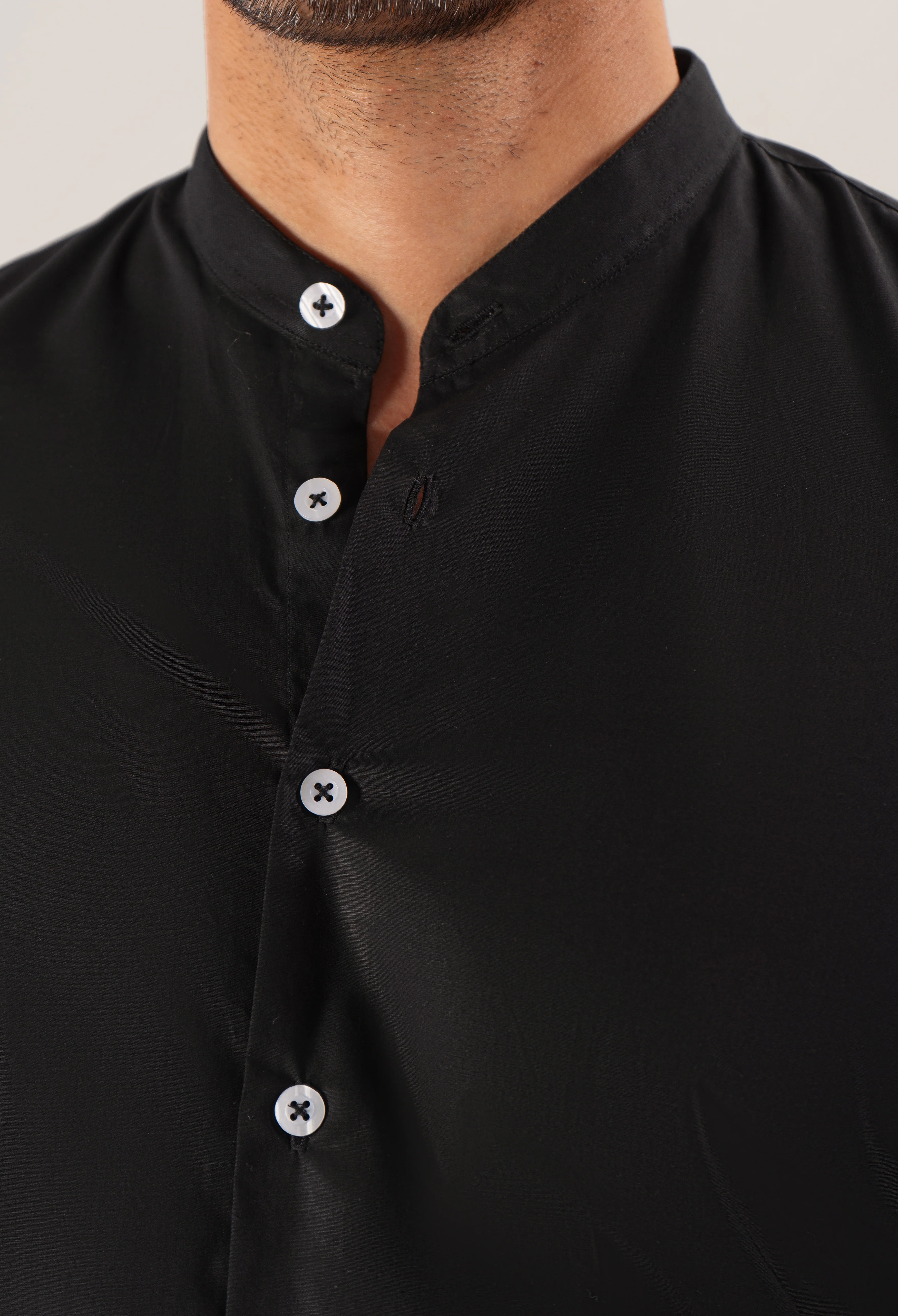 Black Semi Formal Shirt (CSH-000042) - Image 3