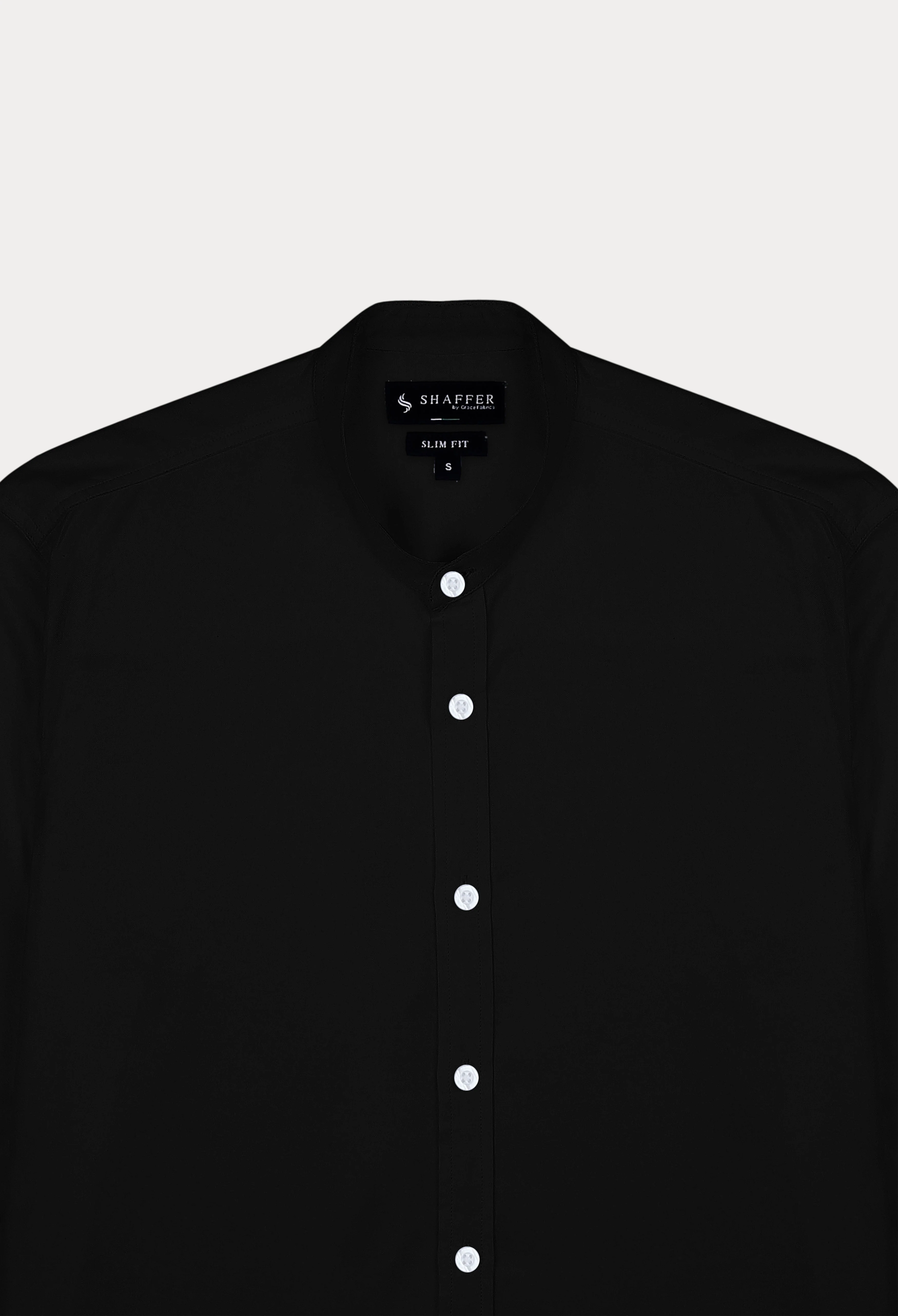 Black Semi Formal Shirt (CSH-000042) - Image 6