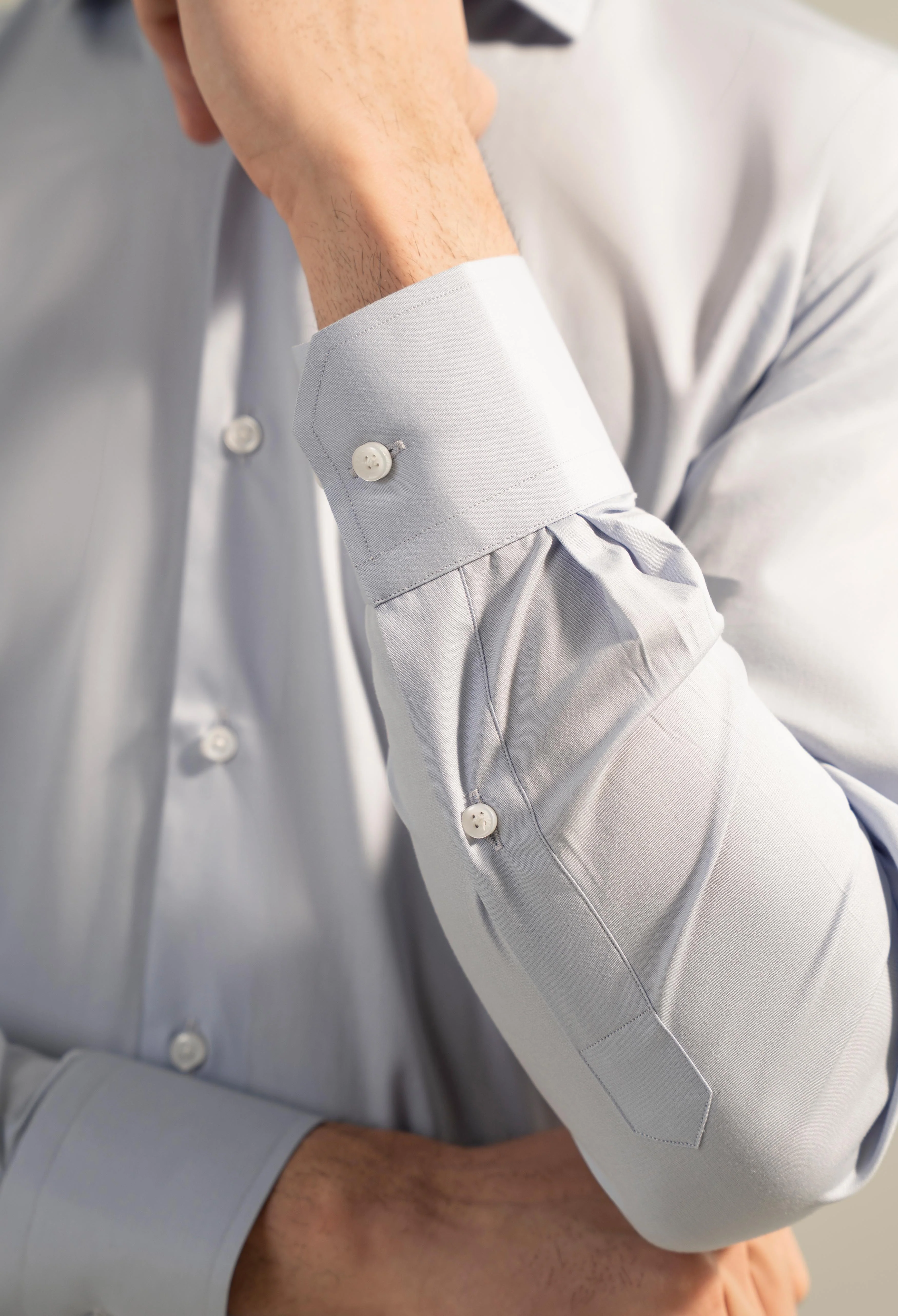 Cerulean Blue Formal Shirt - Image 3