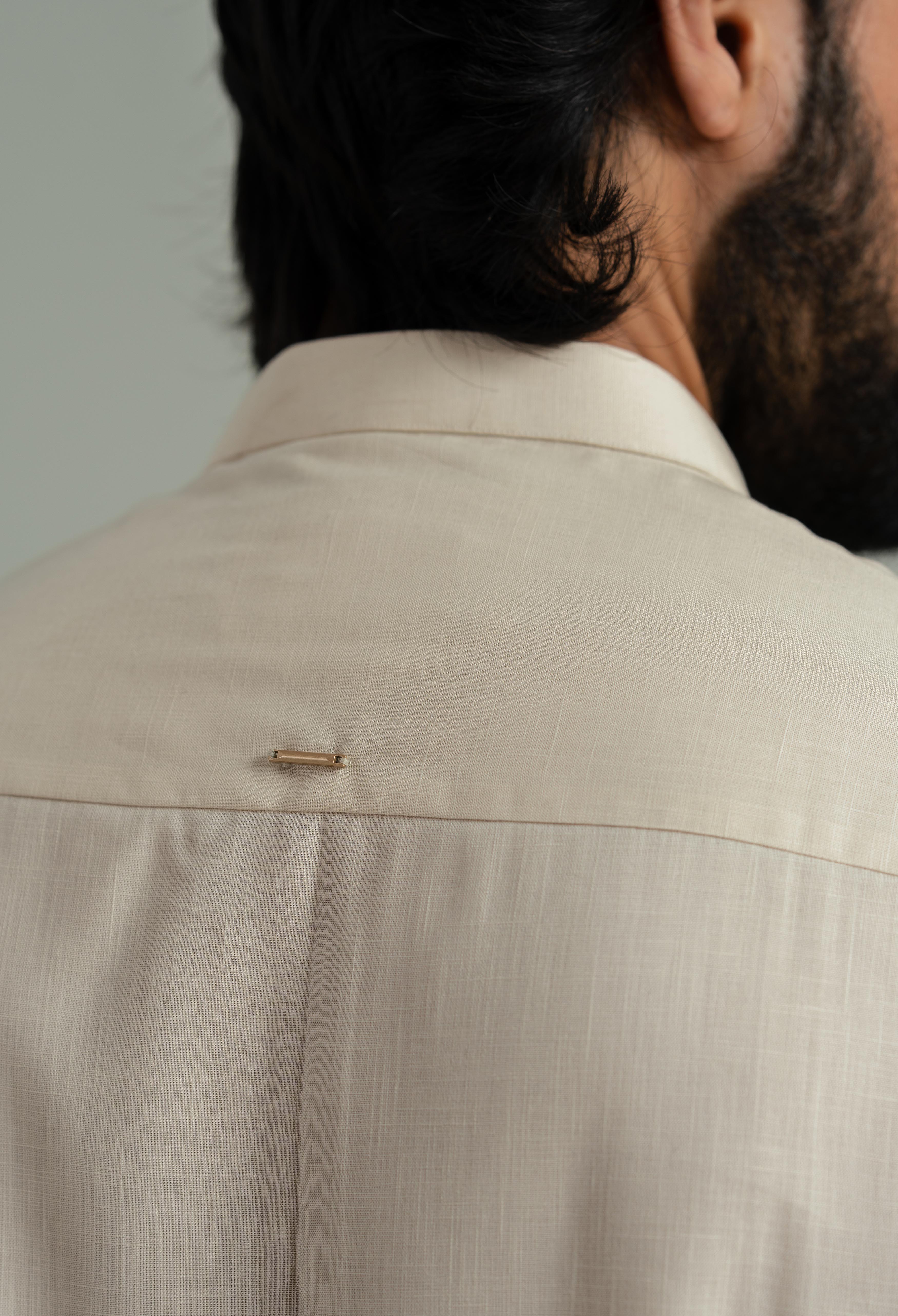 Creamy Beige Tencel Linen Cord's Set - Image 4