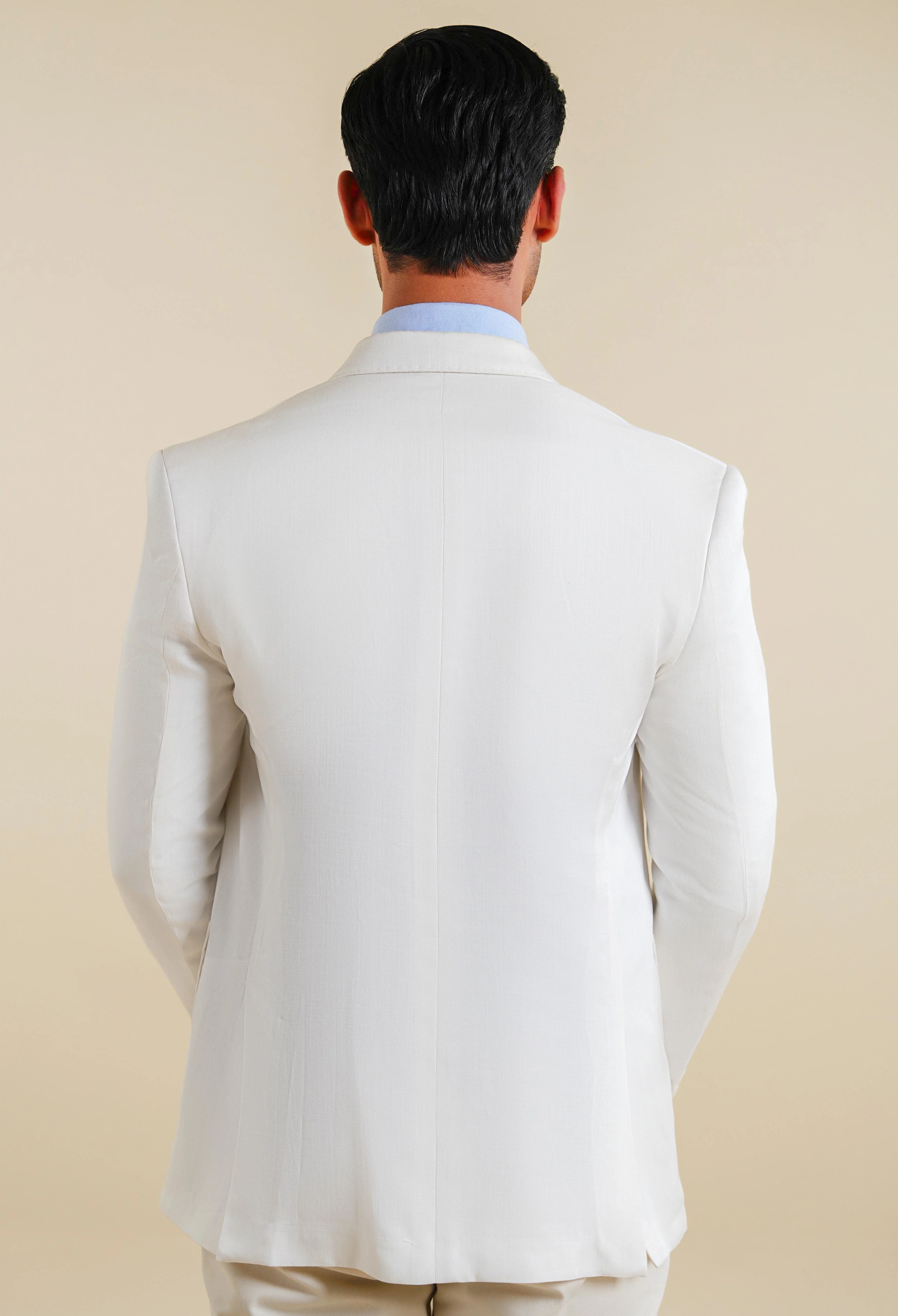 Daisy White Linen Jacket - Image 7