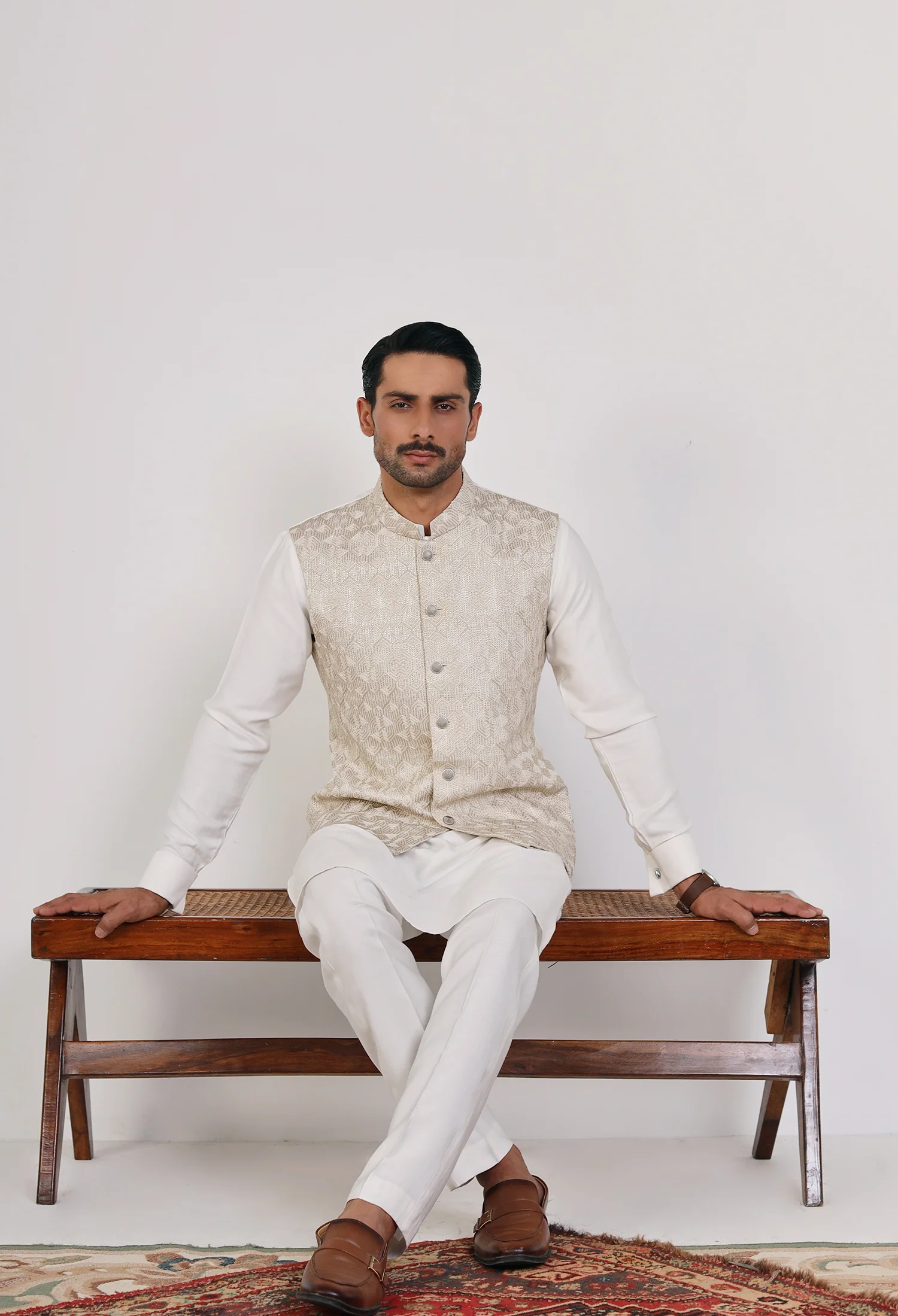 Daisy White Waistcoat (WC-000020) - Image 4