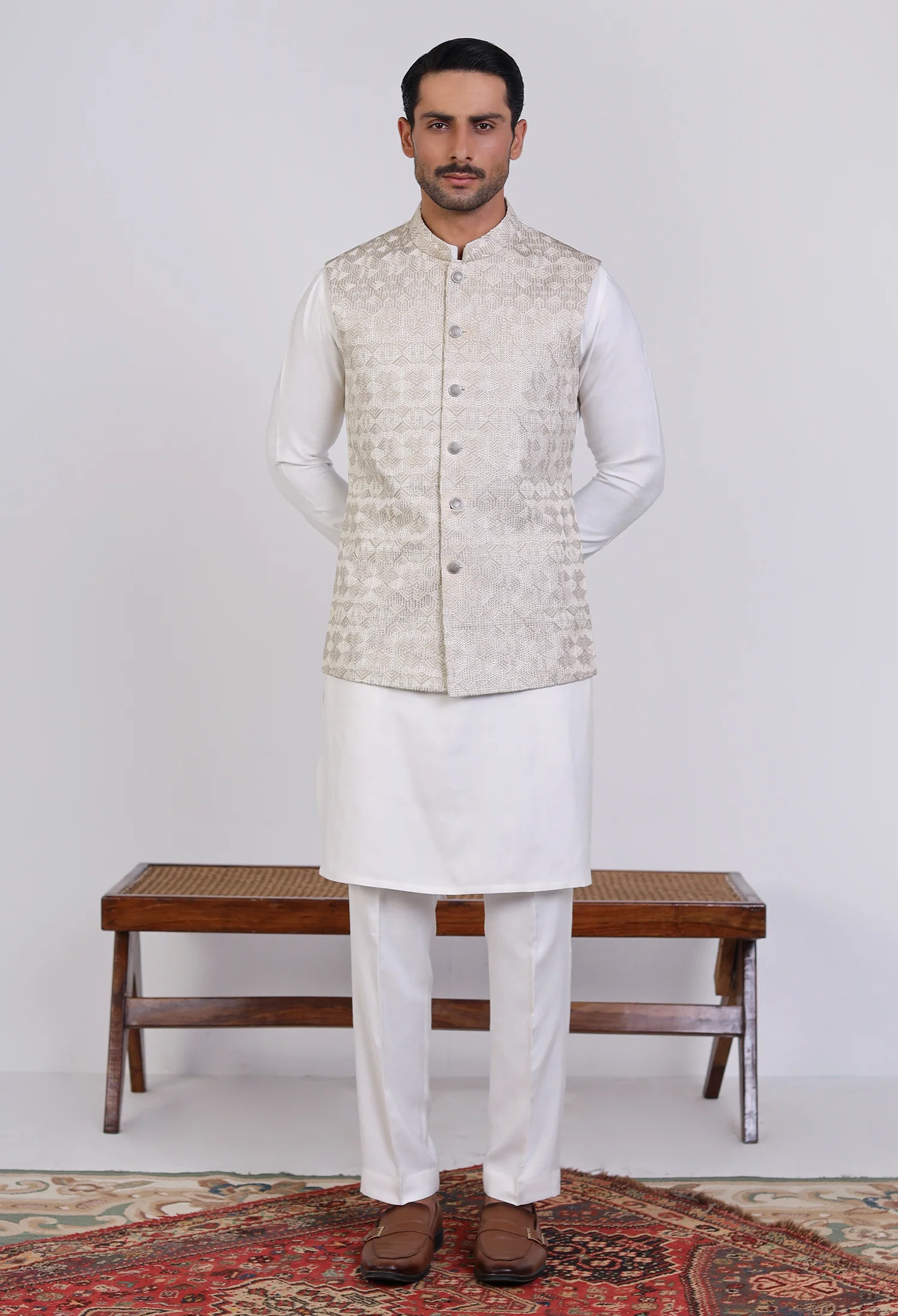 Daisy White Waistcoat (WC-000020) - Image 5