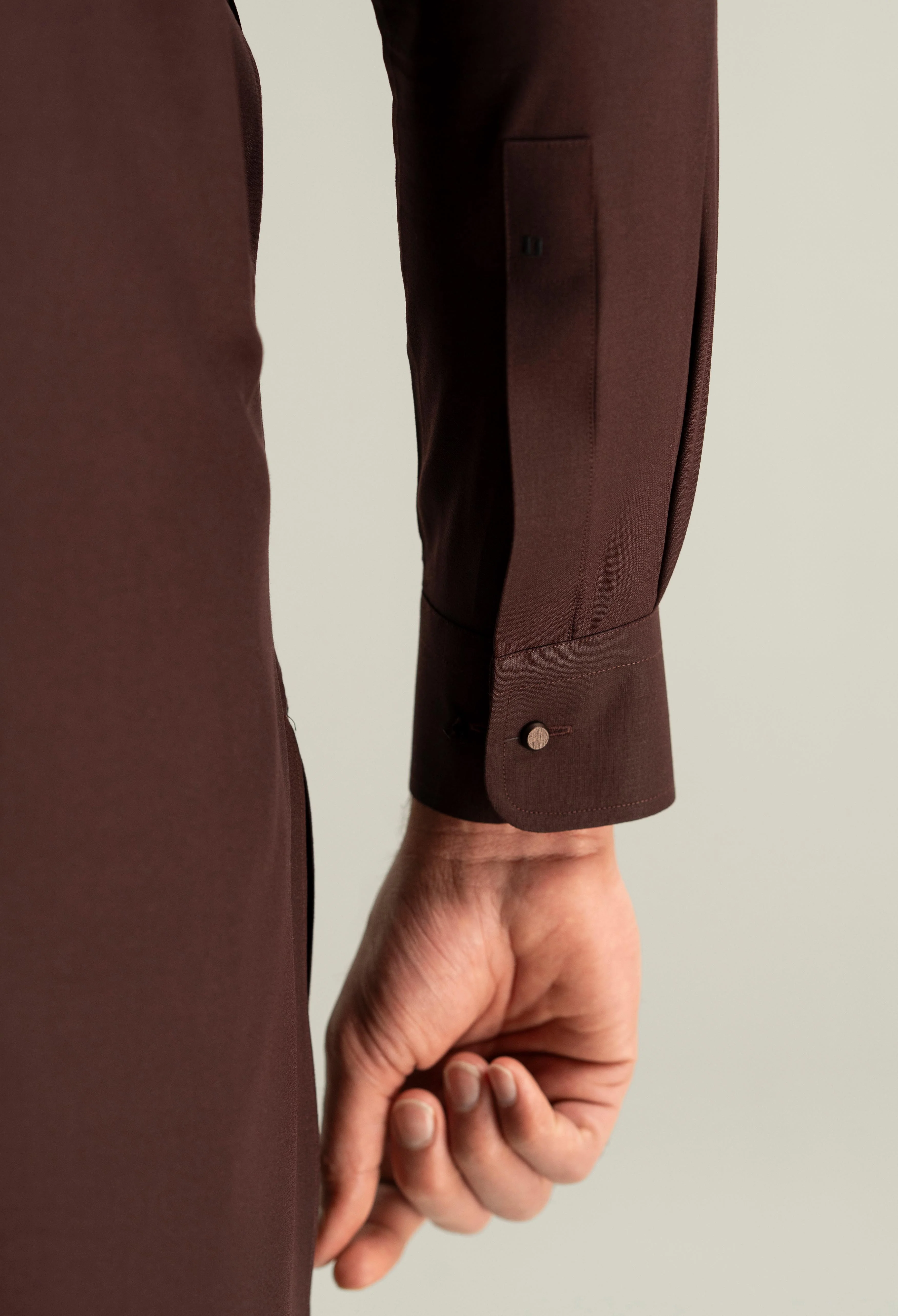 Dark Burgundy Detailing Kameez Shalwar - Image 4