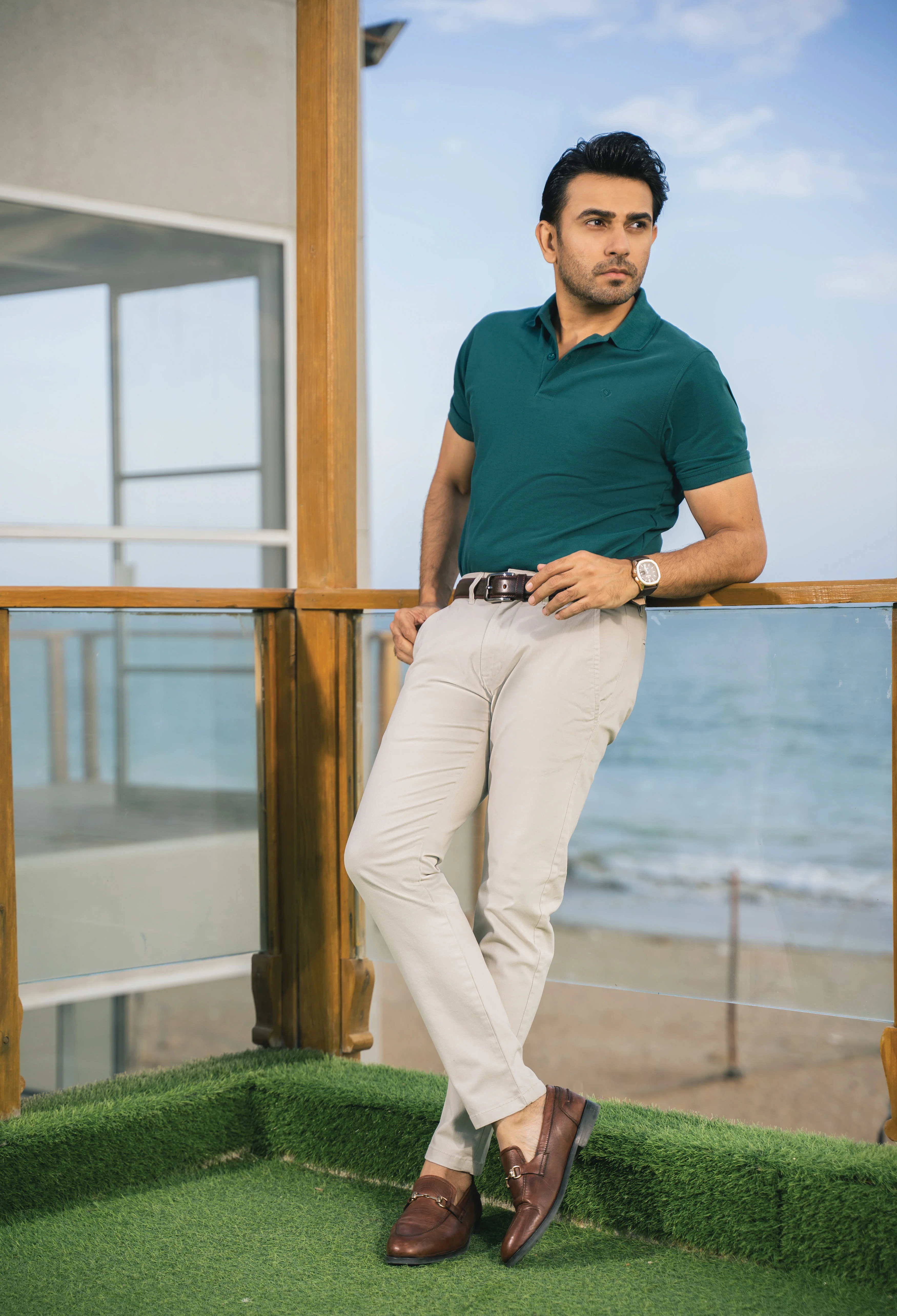 Dark Green Polo - Image 3
