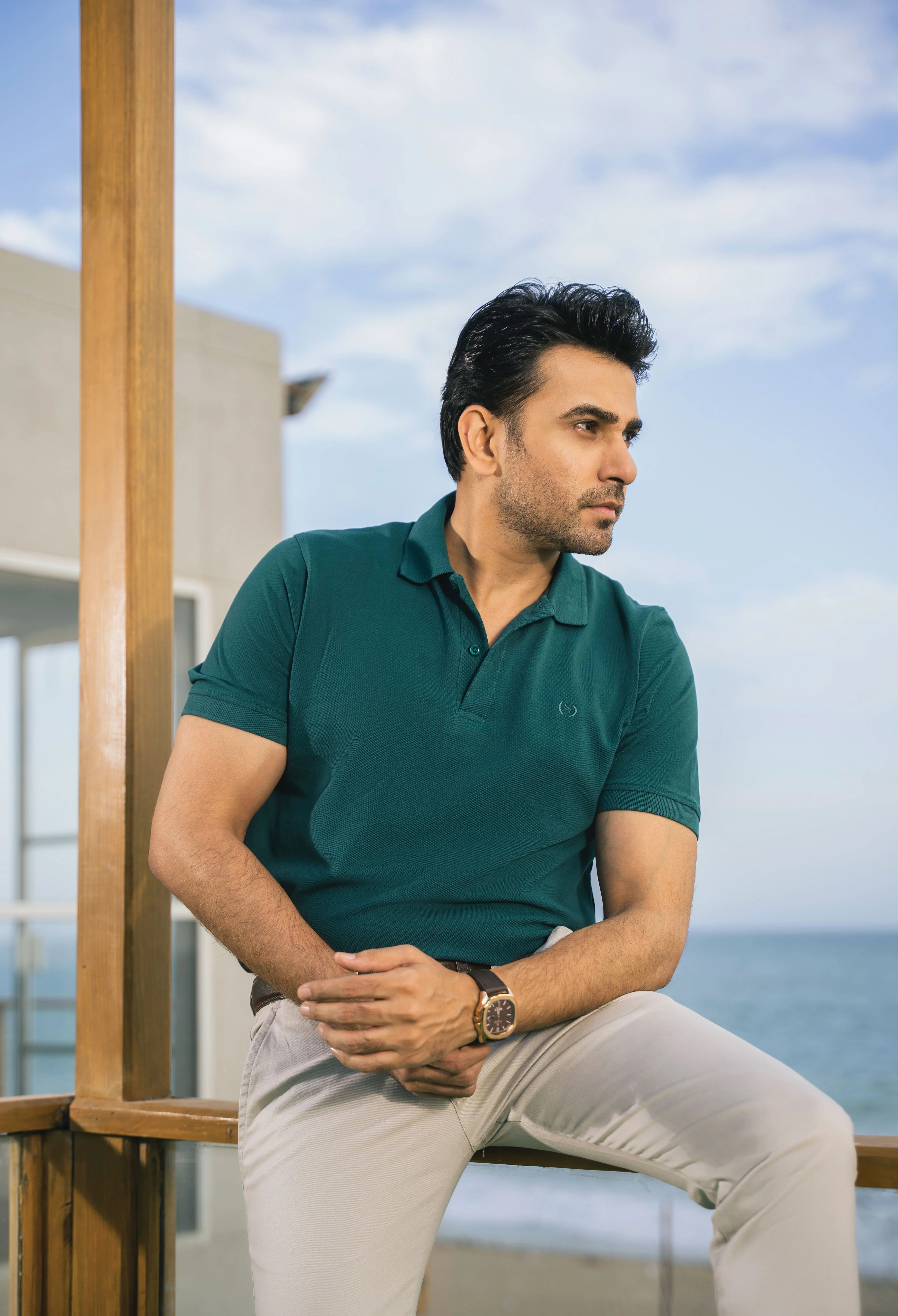 Dark Green Polo - Image 4