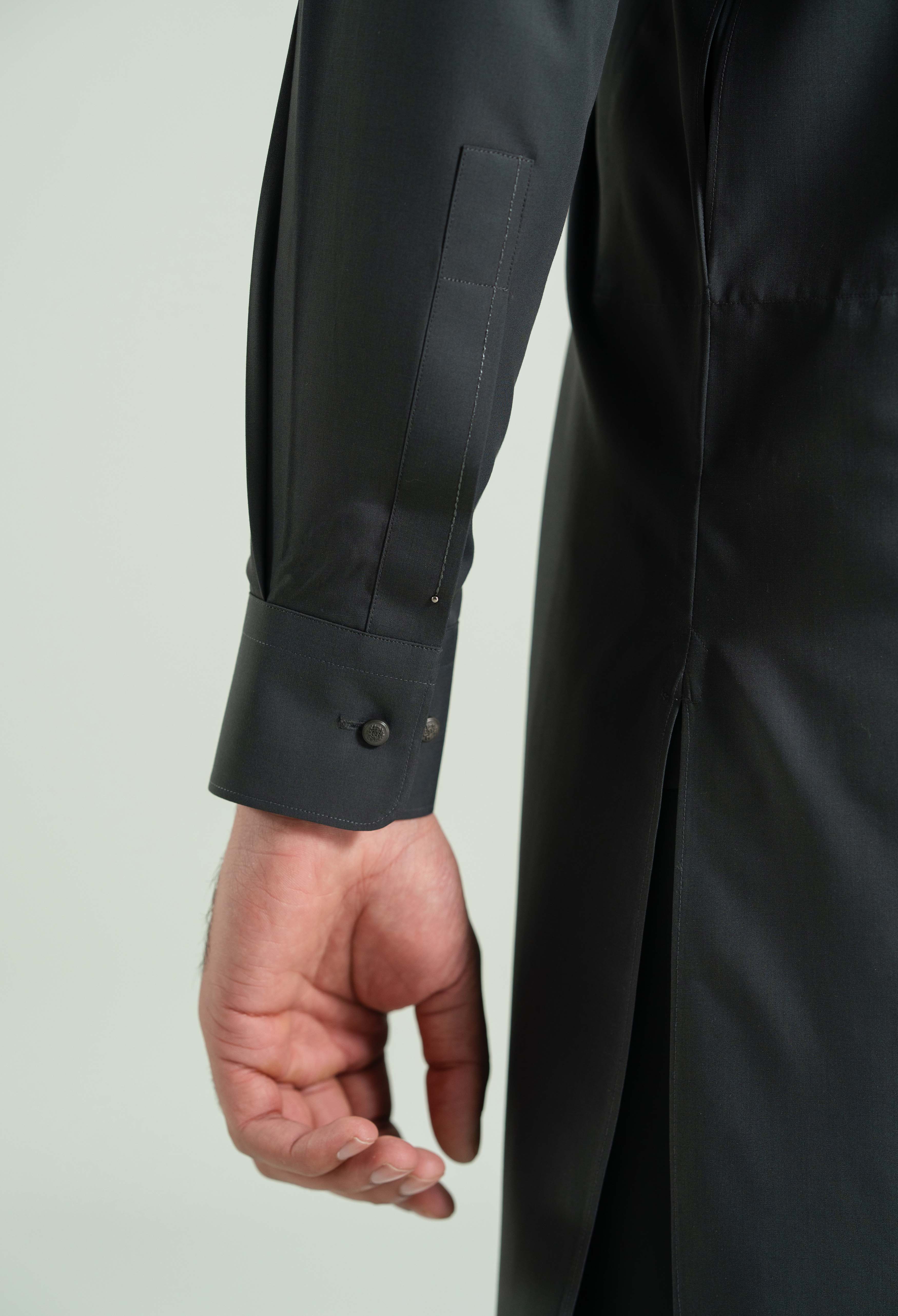 Dark Grey Detailing Kameez Shalwar - Image 8