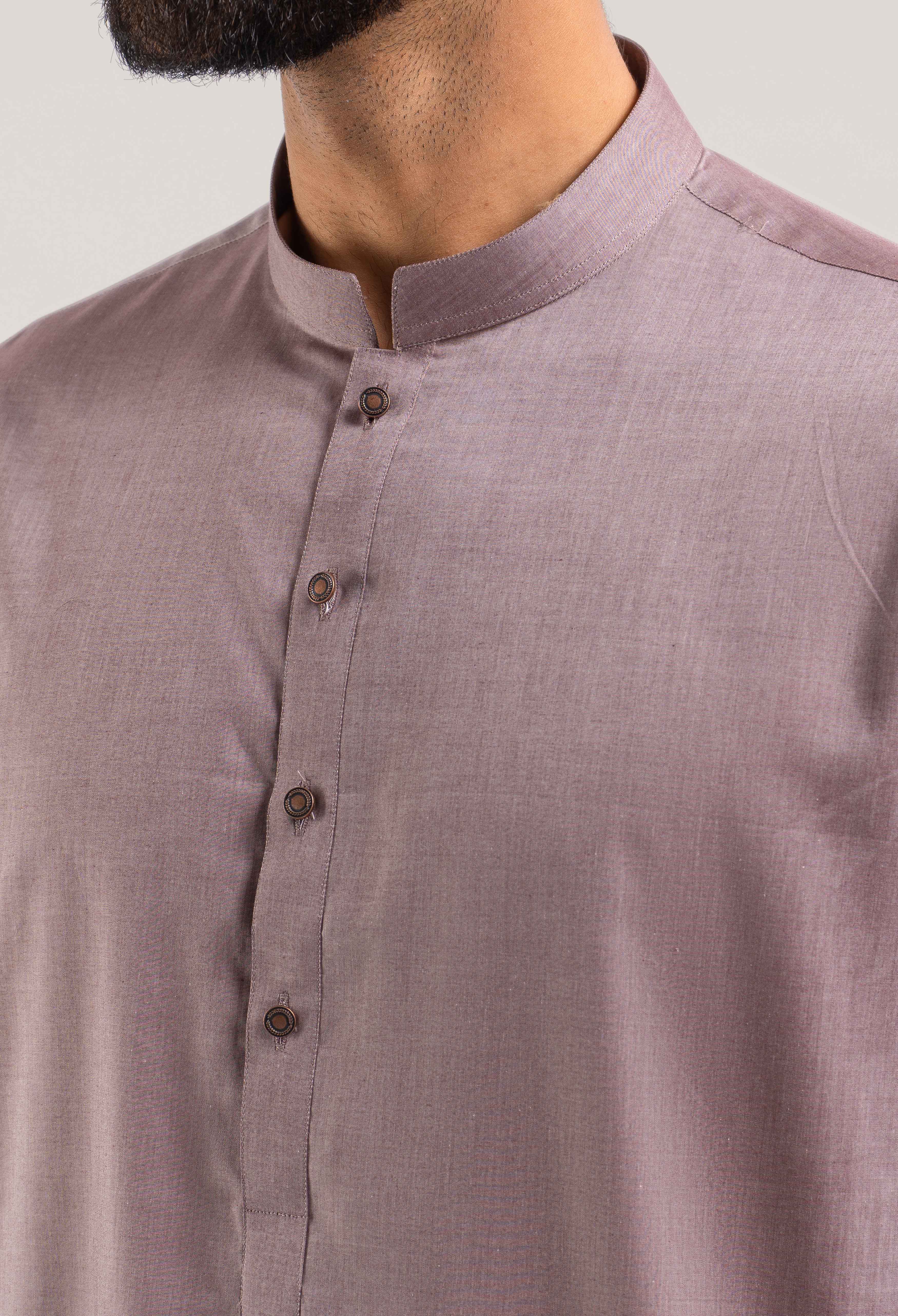 Dove Purple Cotton Kurta Pajama (GPS-000106) - Image 3