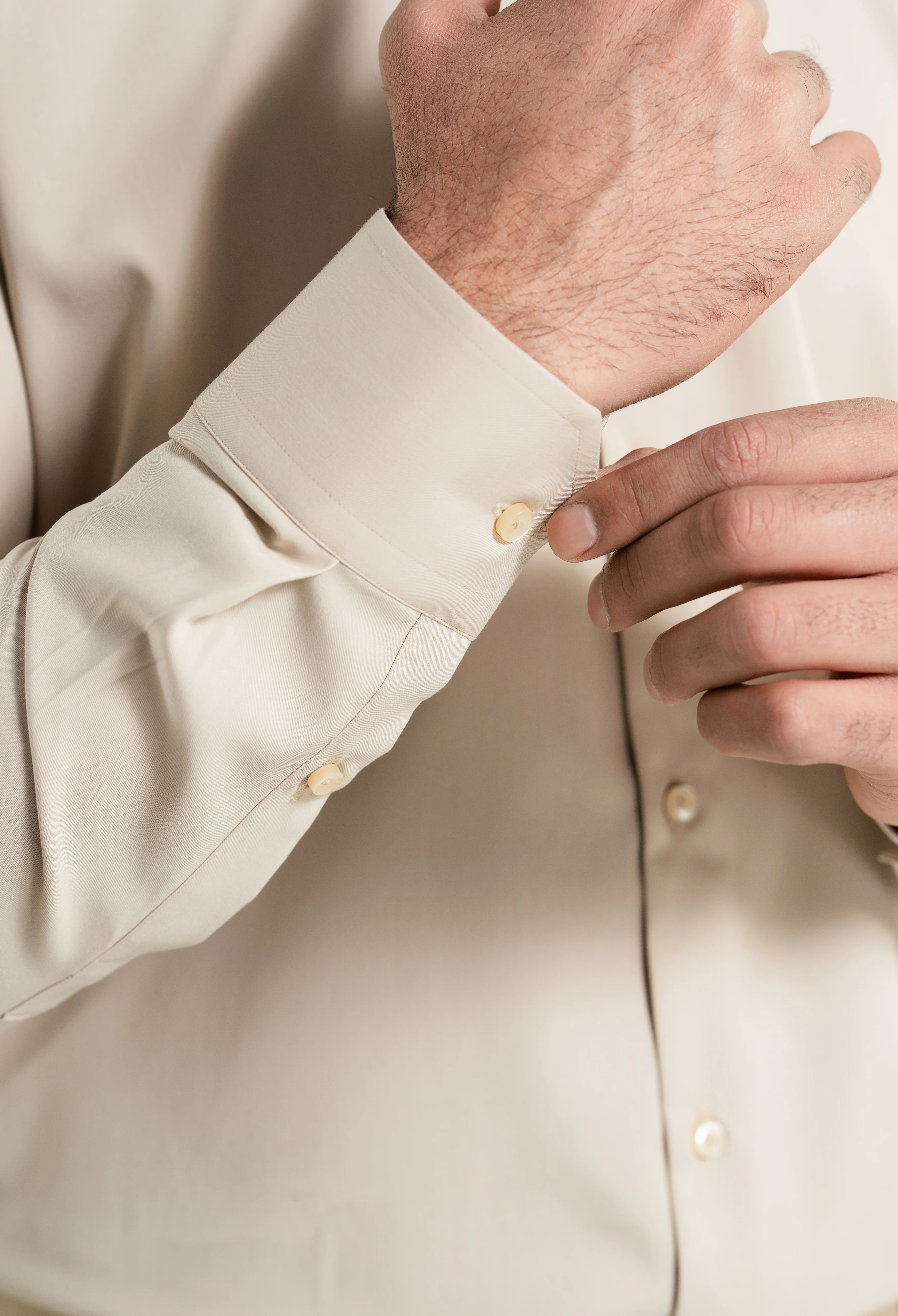 Fawn Beige Semi Formal Shirt - Image 5