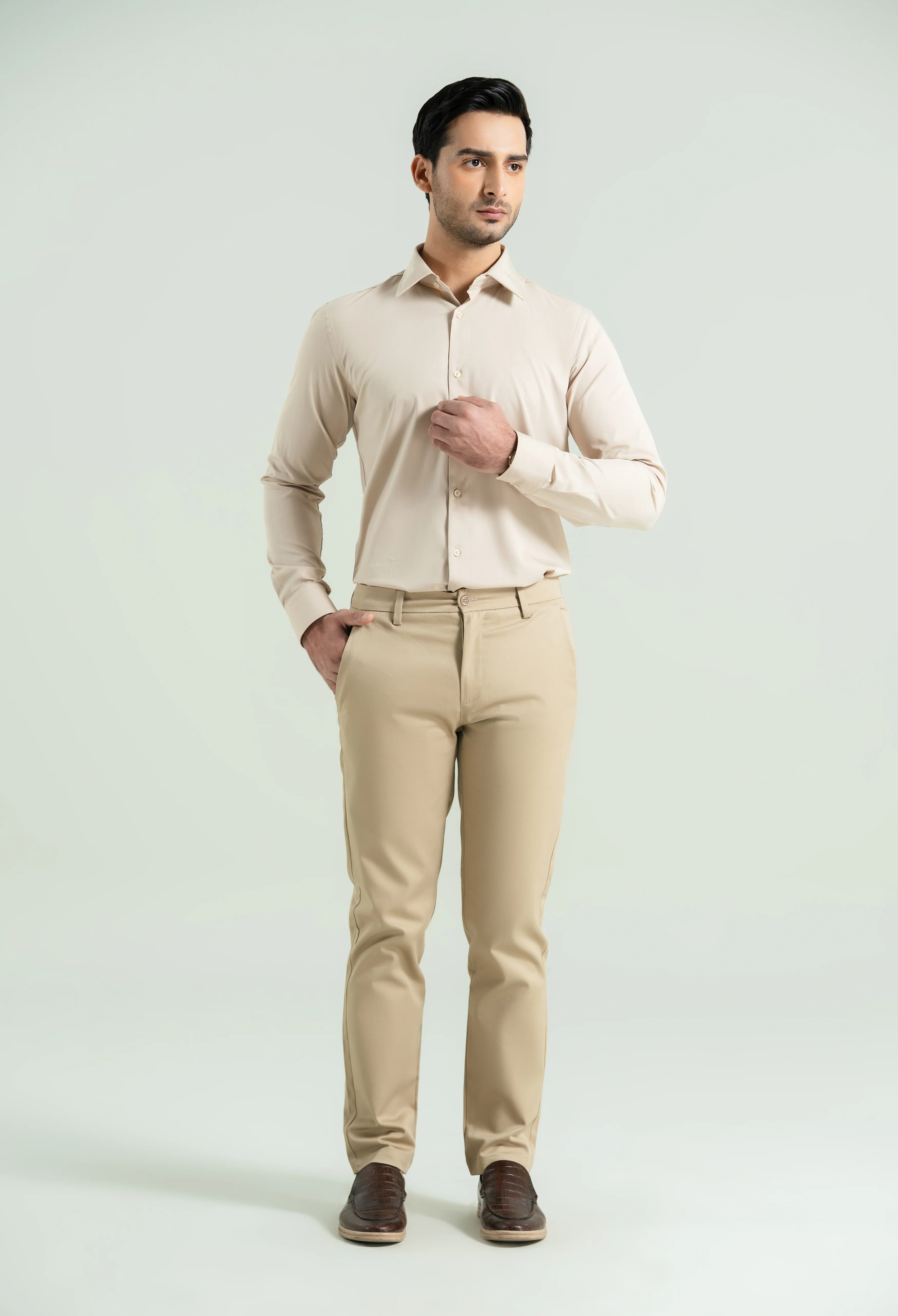 Fawn Beige Semi Formal Shirt - Image 6