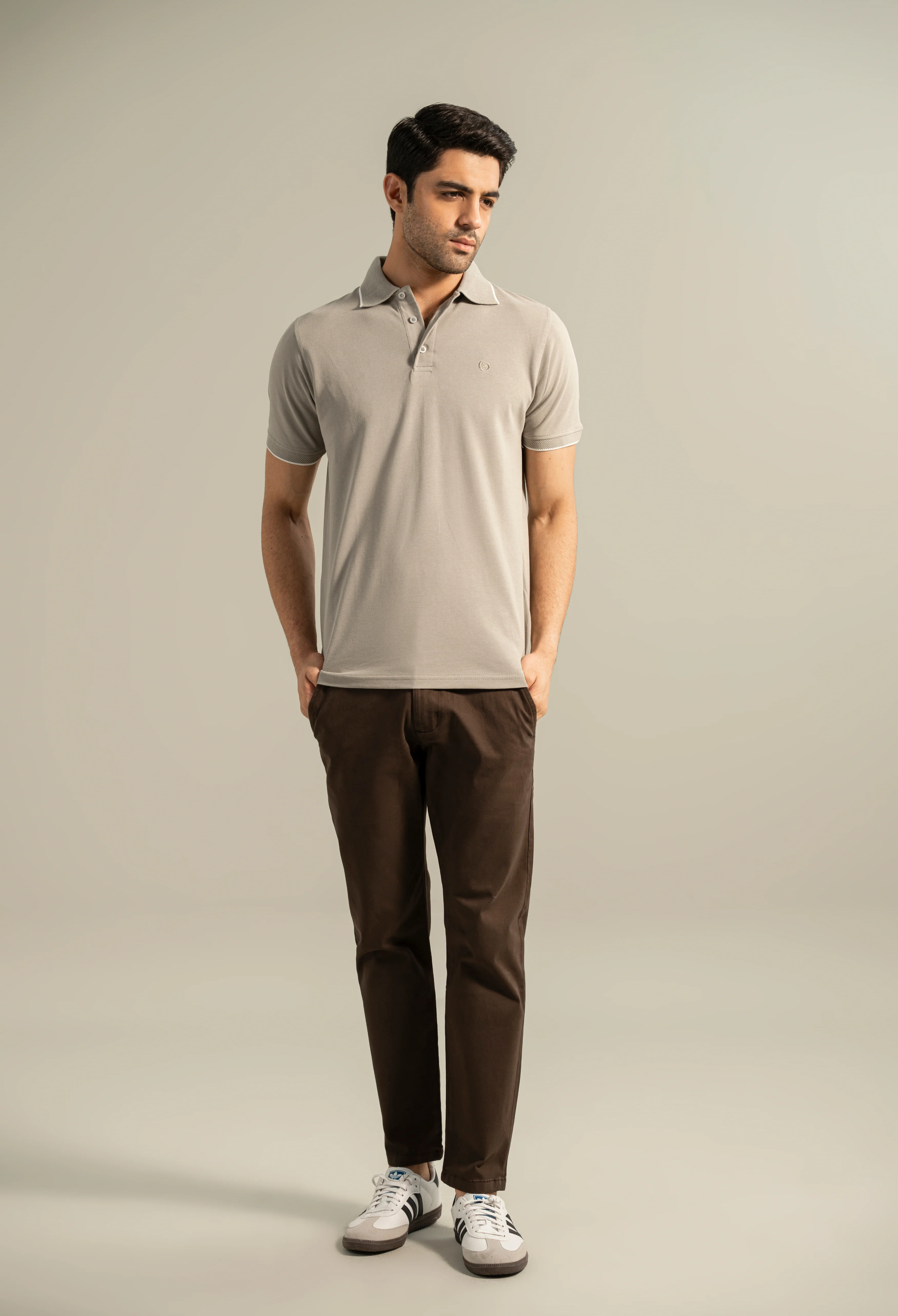 Fog Grey Polo - Image 4