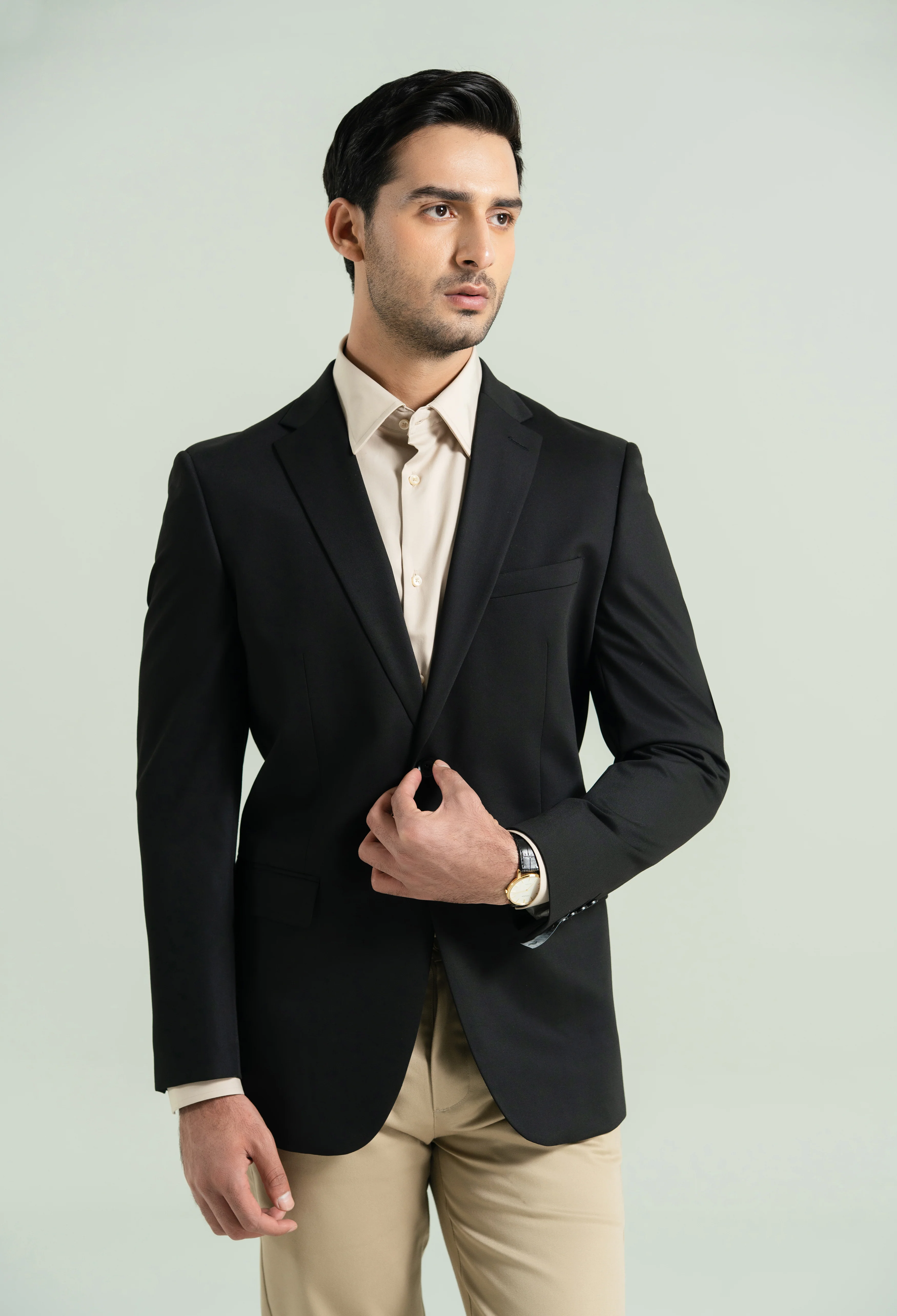 Jet Black Basic Blazer - Image 3
