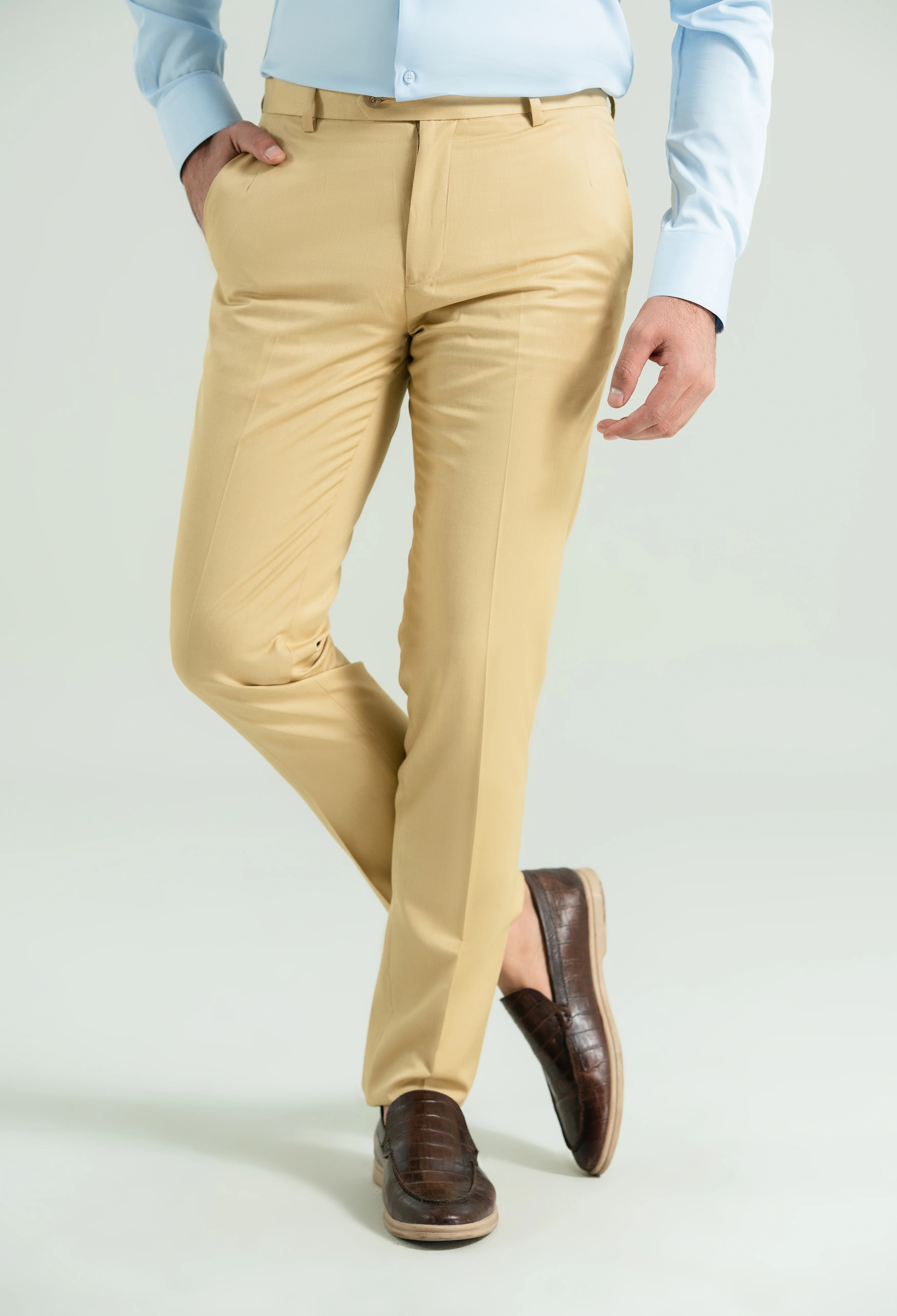 Khaki Formal Trouser - Image 5