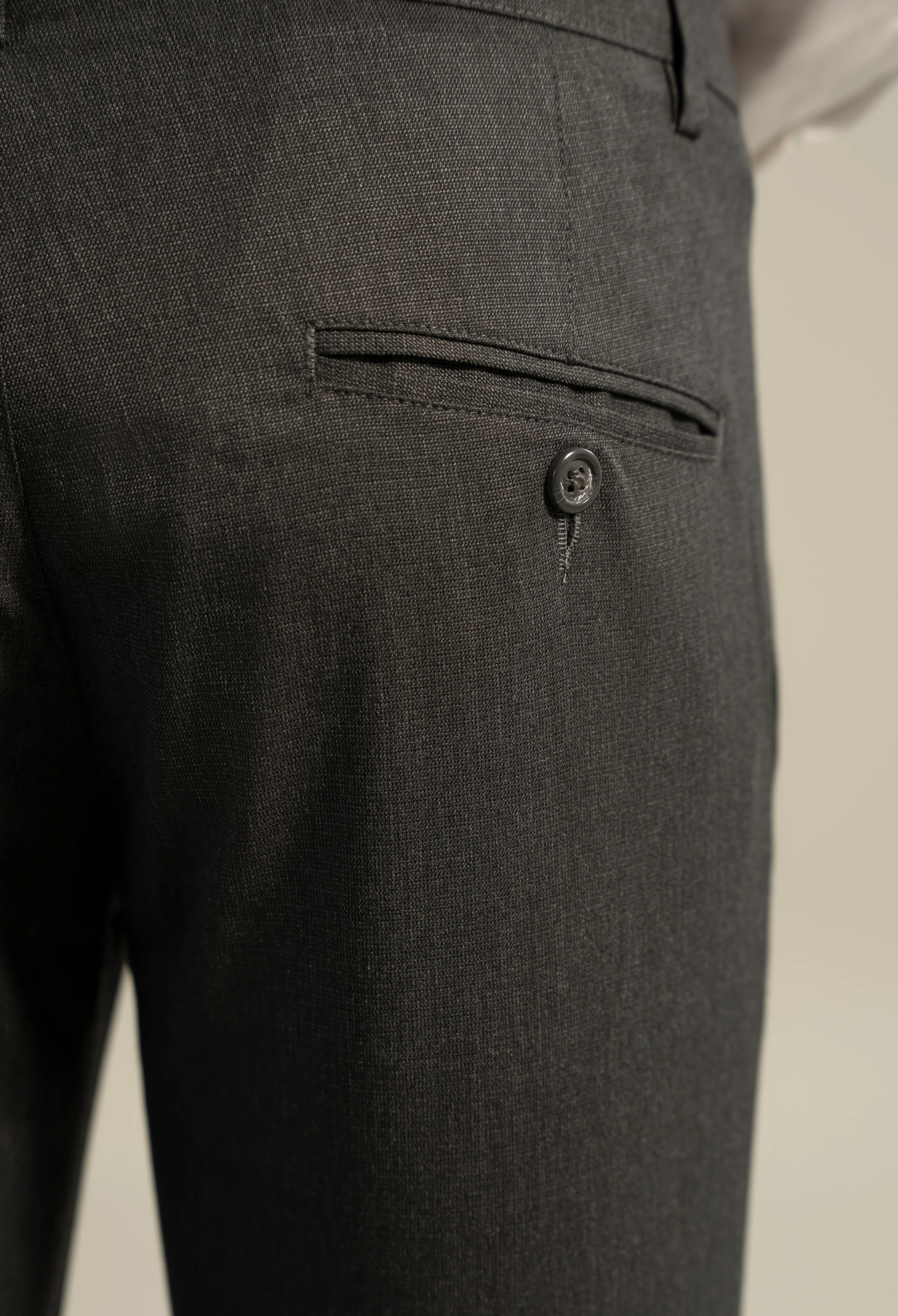 L/Grey Lycra Dress Pant - Image 3
