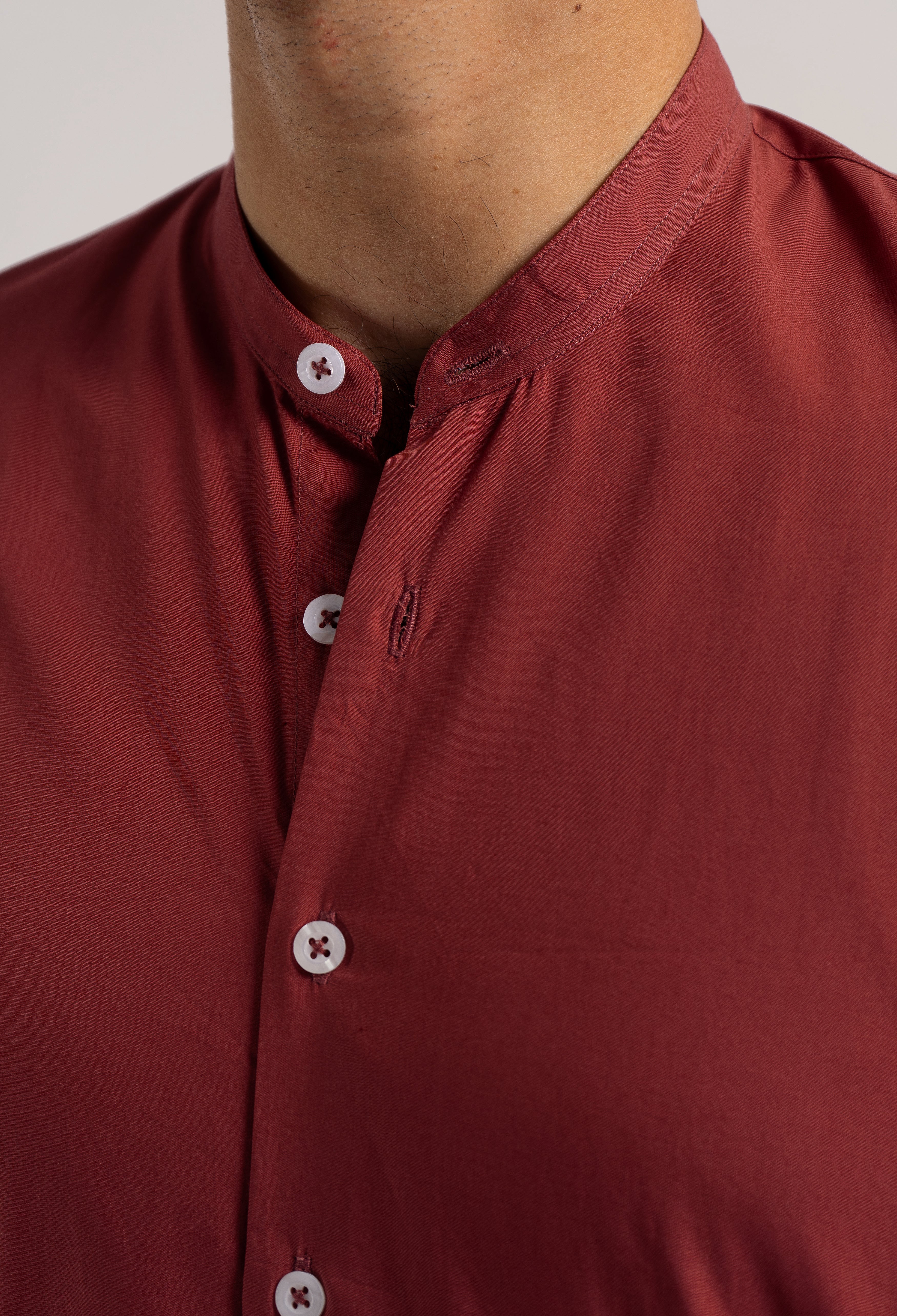 Maroon Semi Formal Shirt (CSH-000042) - Image 3