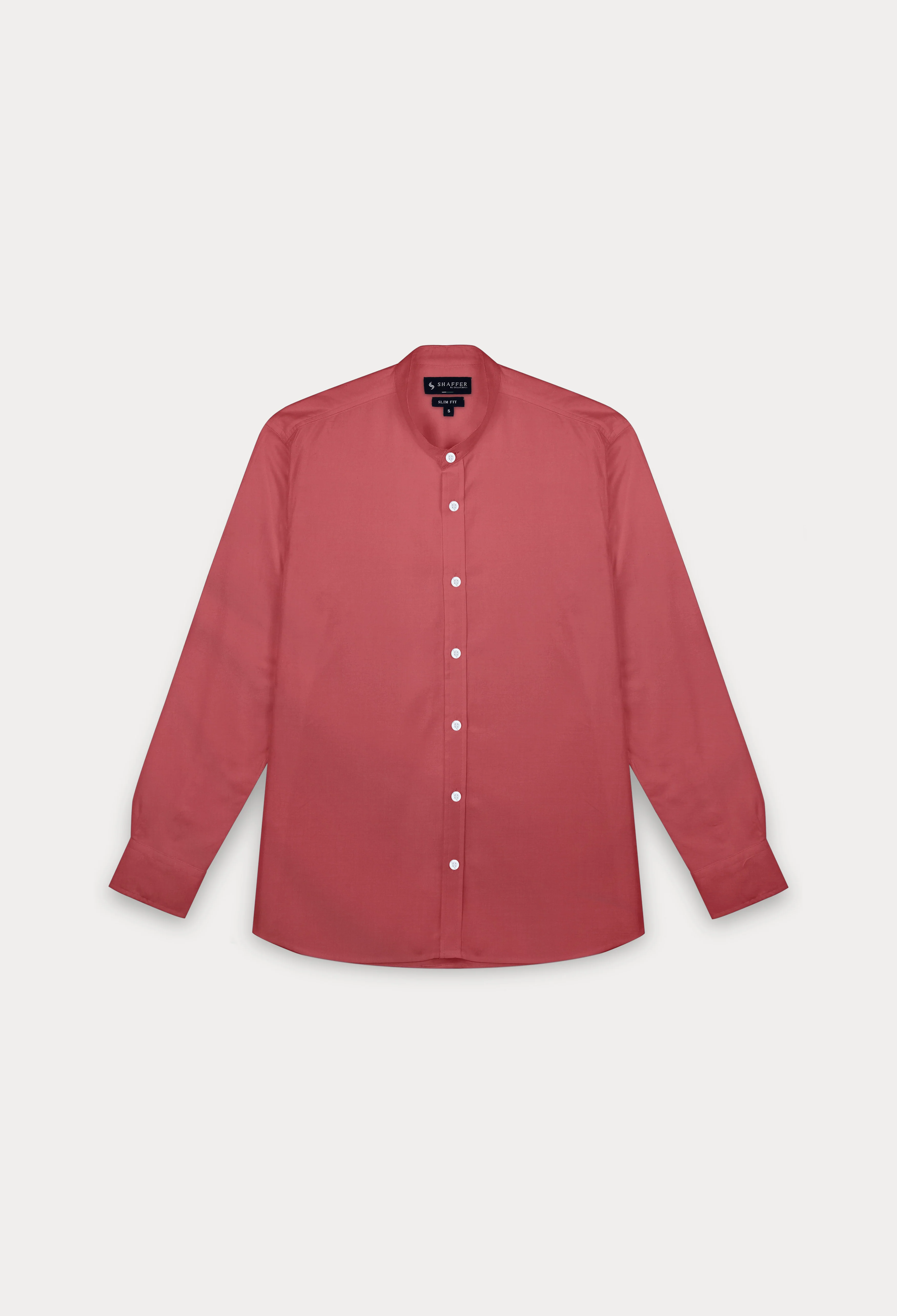 Maroon Semi Formal Shirt (CSH-000042) - Image 4