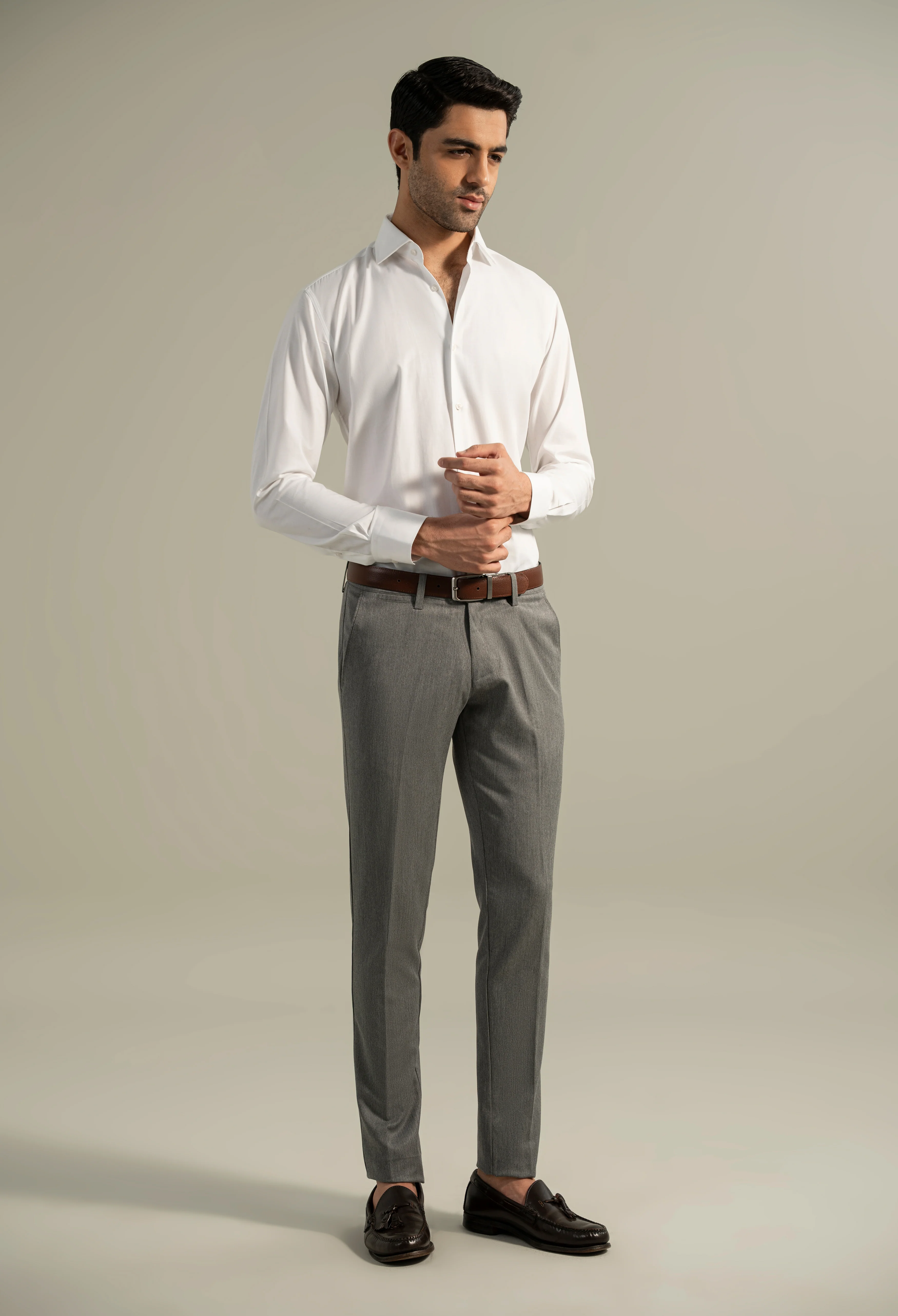 Milky White Formal Shirt - Image 4