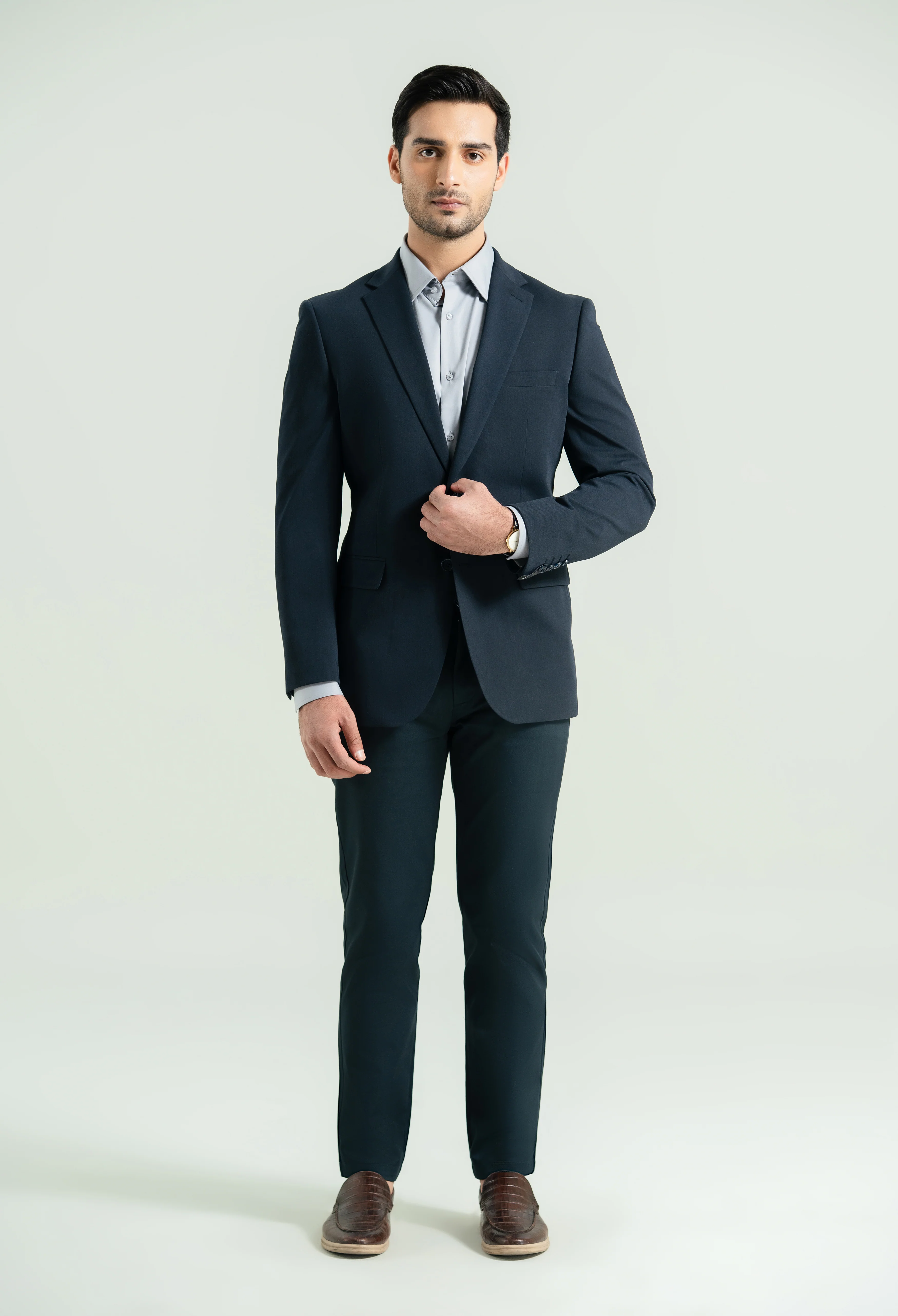 Navy Blue Basic Blazer - Image 4