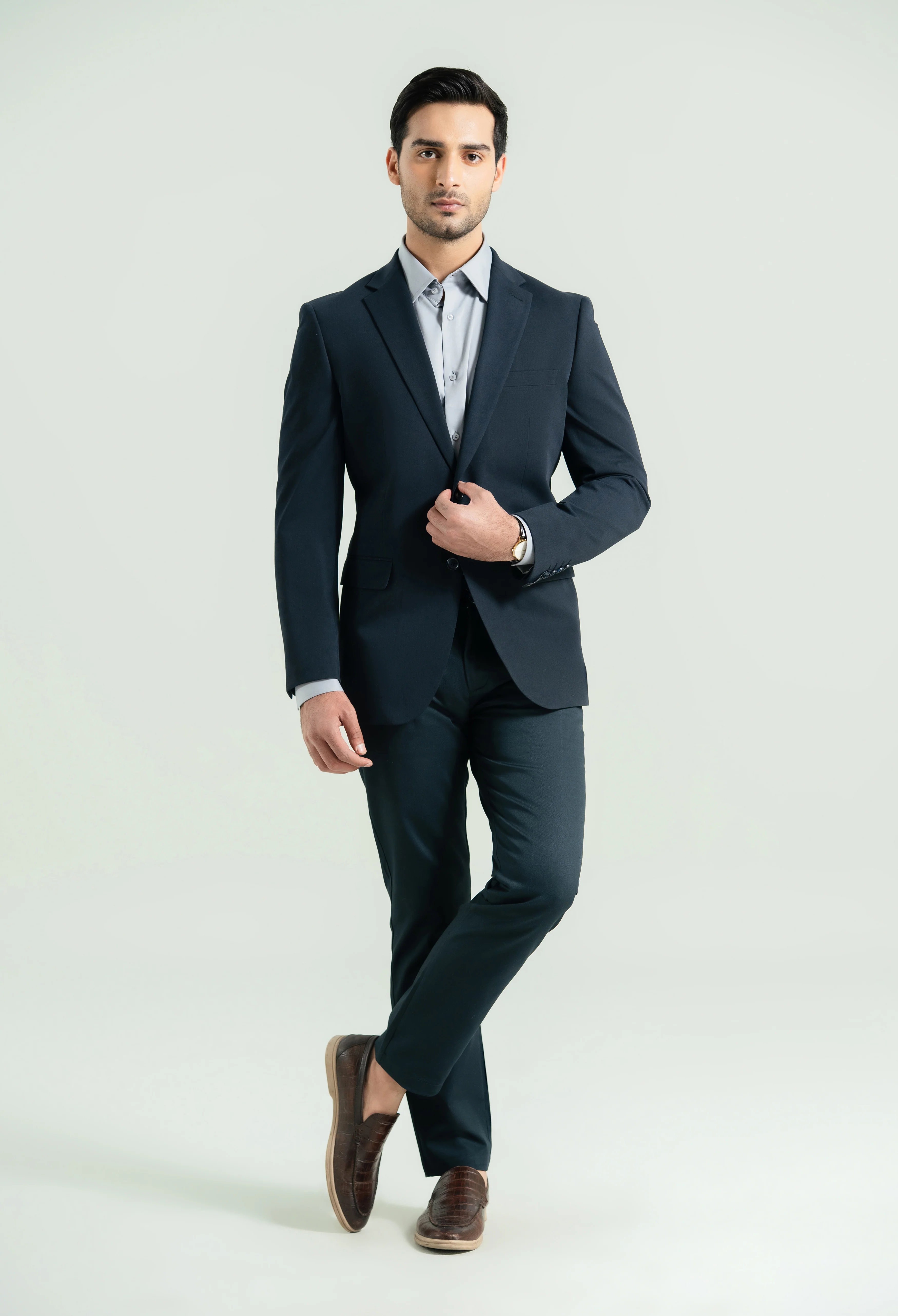 Navy Blue Basic Blazer - Image 8