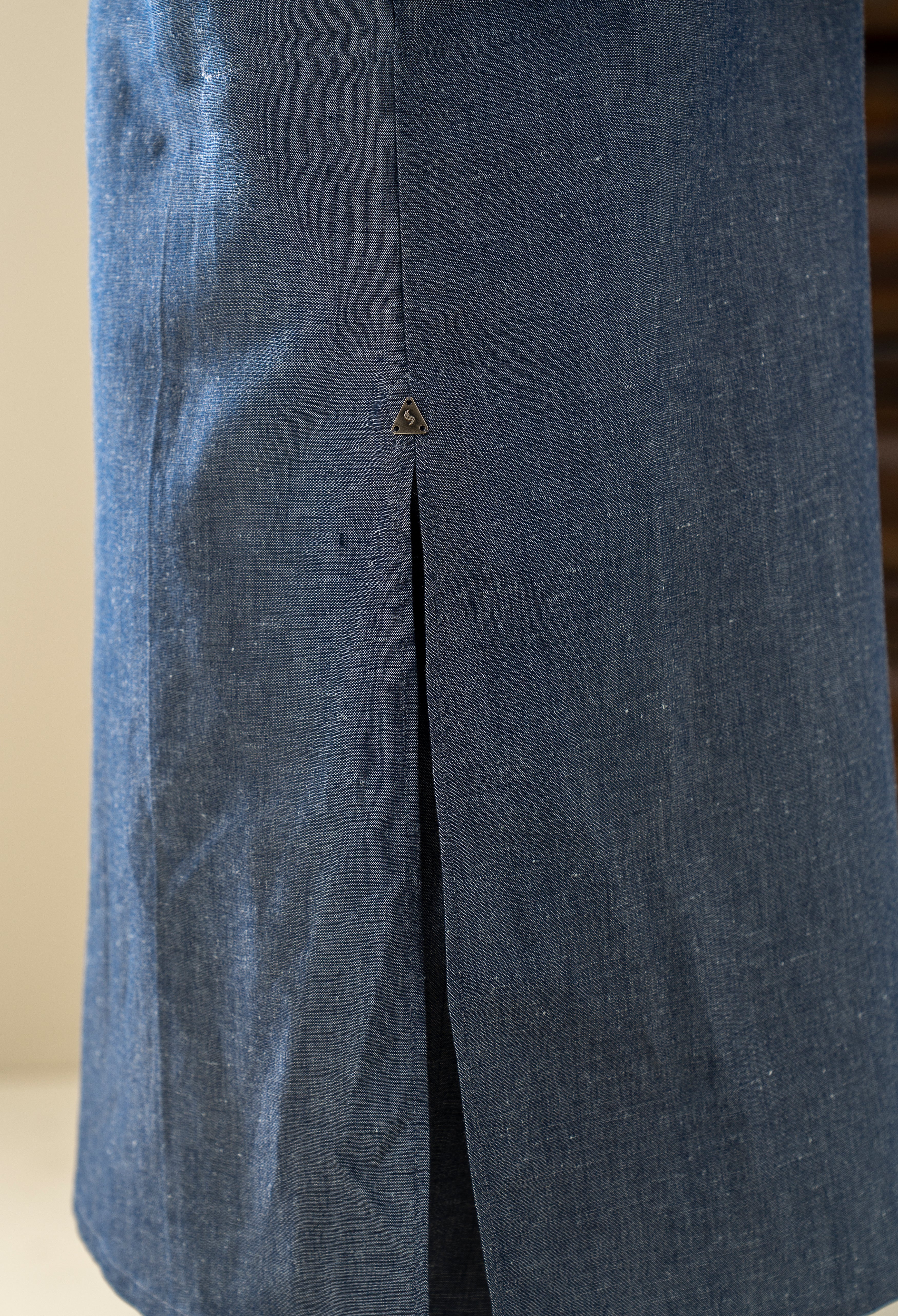 Navy Blue Detailing Kurta Pajama - Image 5