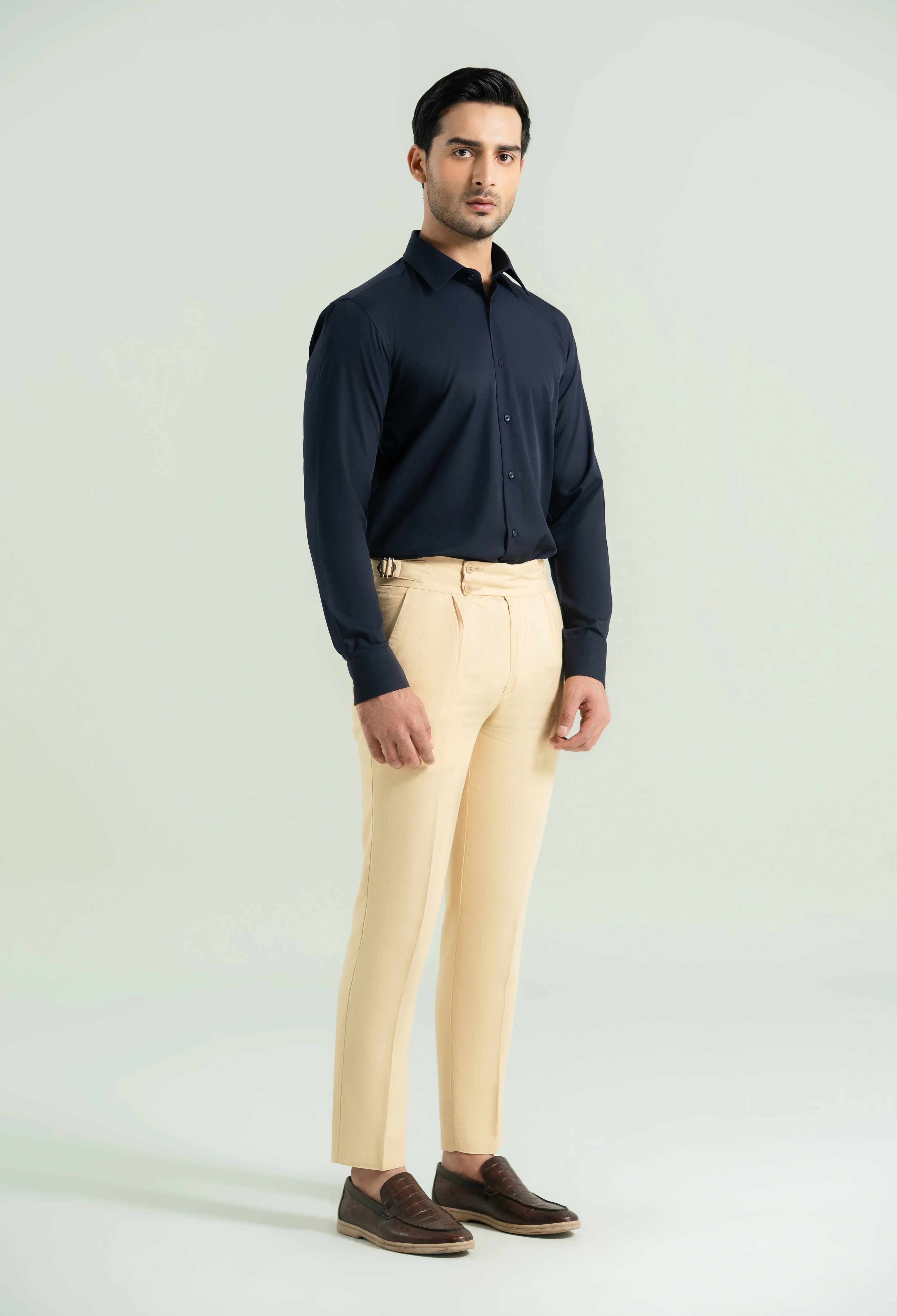 Navy Blue Semi Formal Shirt - Image 7