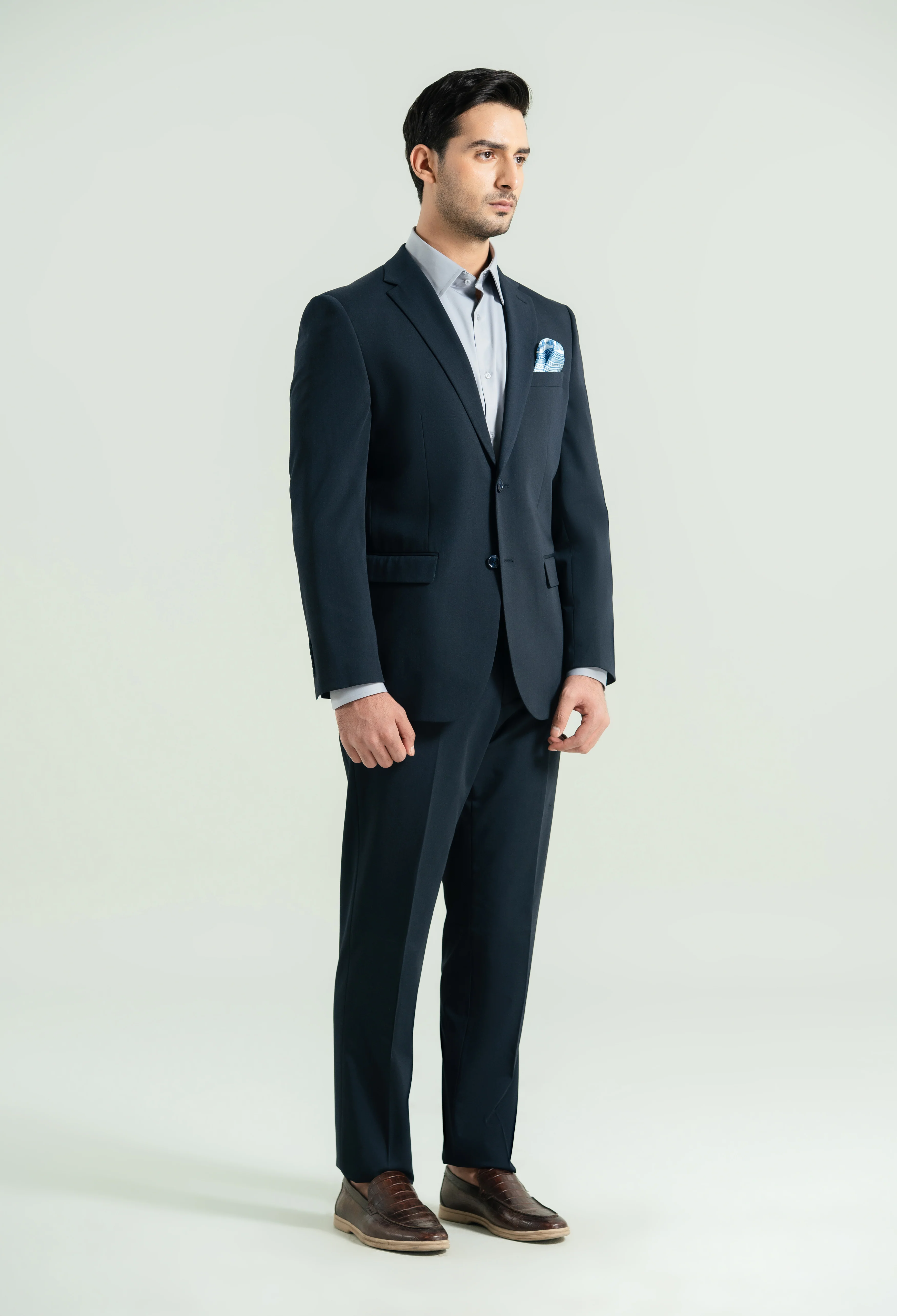 Navy Blue Two Piece Suit - Image 10