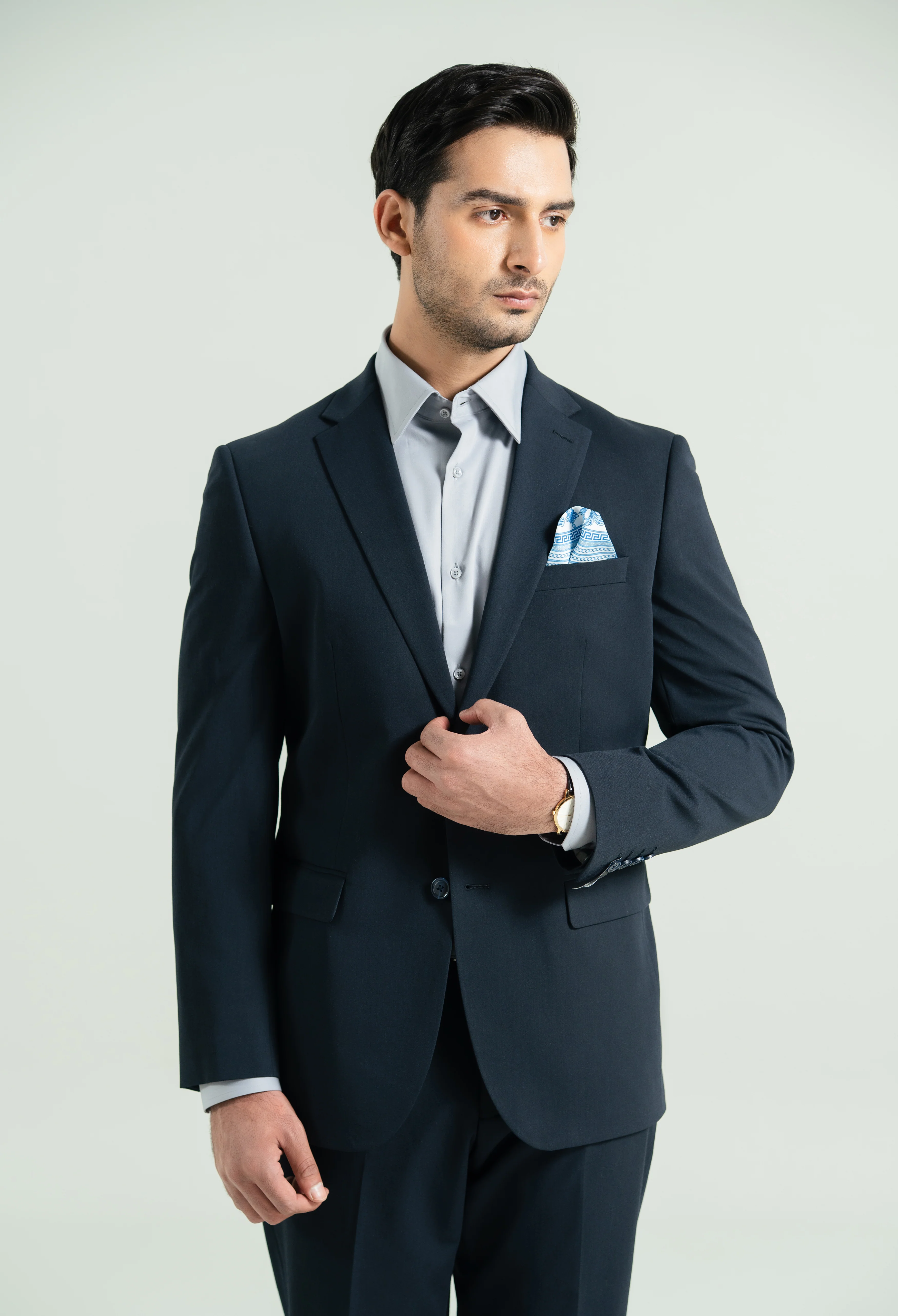 Navy Blue Two Piece Suit - Image 3