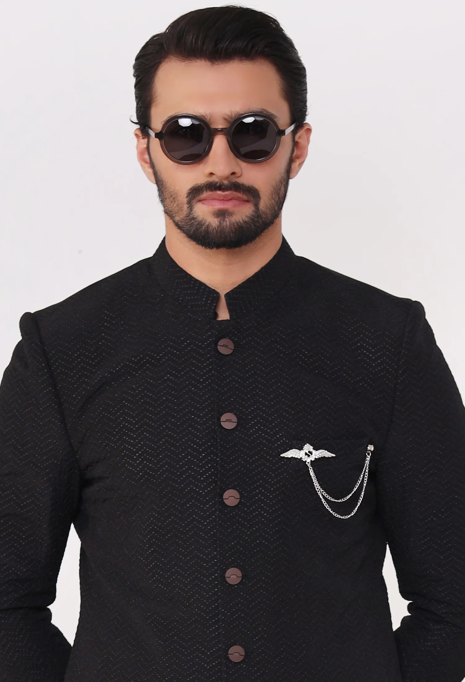 Obsidian Black Prince Coat (PC-000110) - Image 3