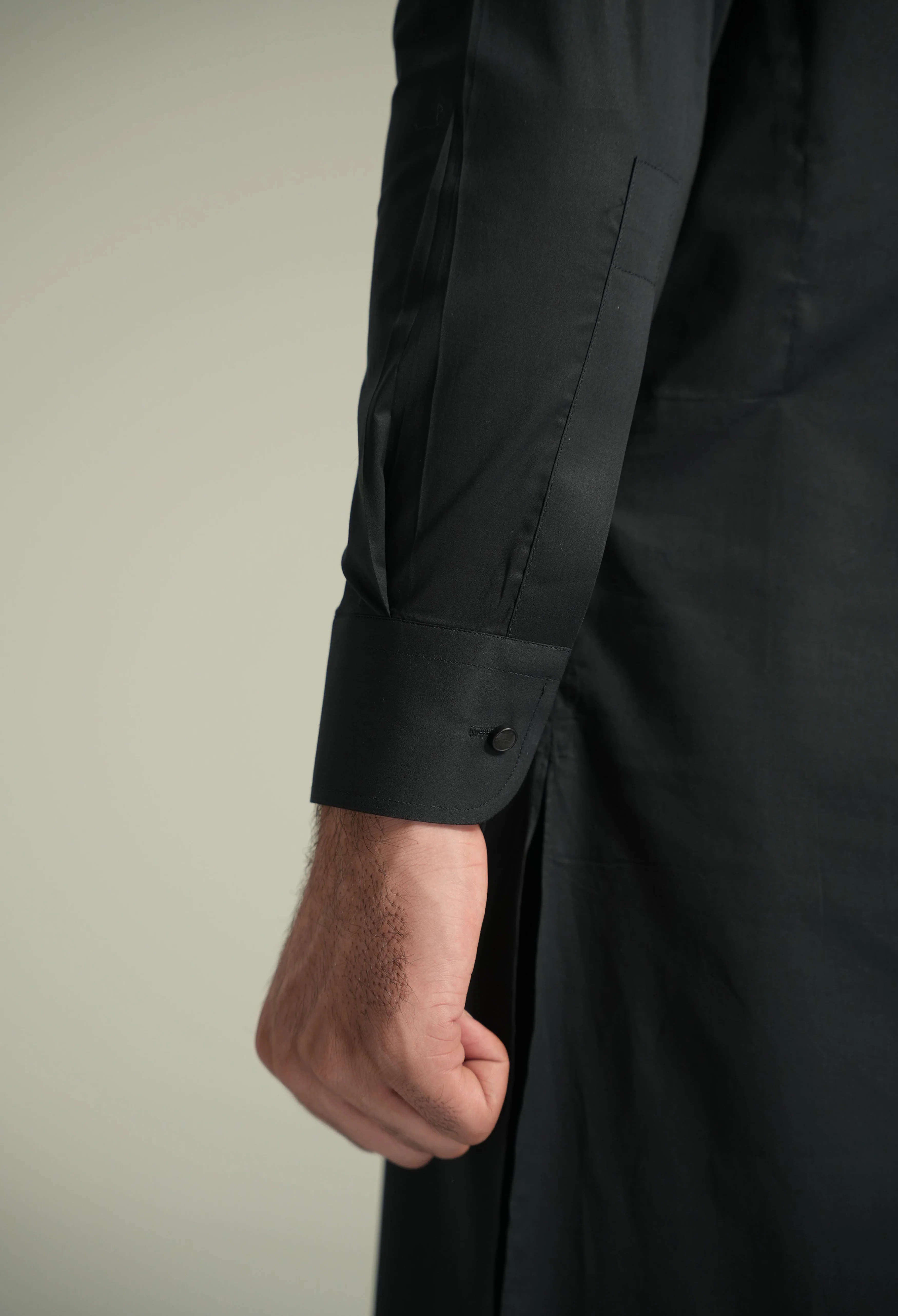 Onex Black Cotton Kameez Shalwar - Image 3