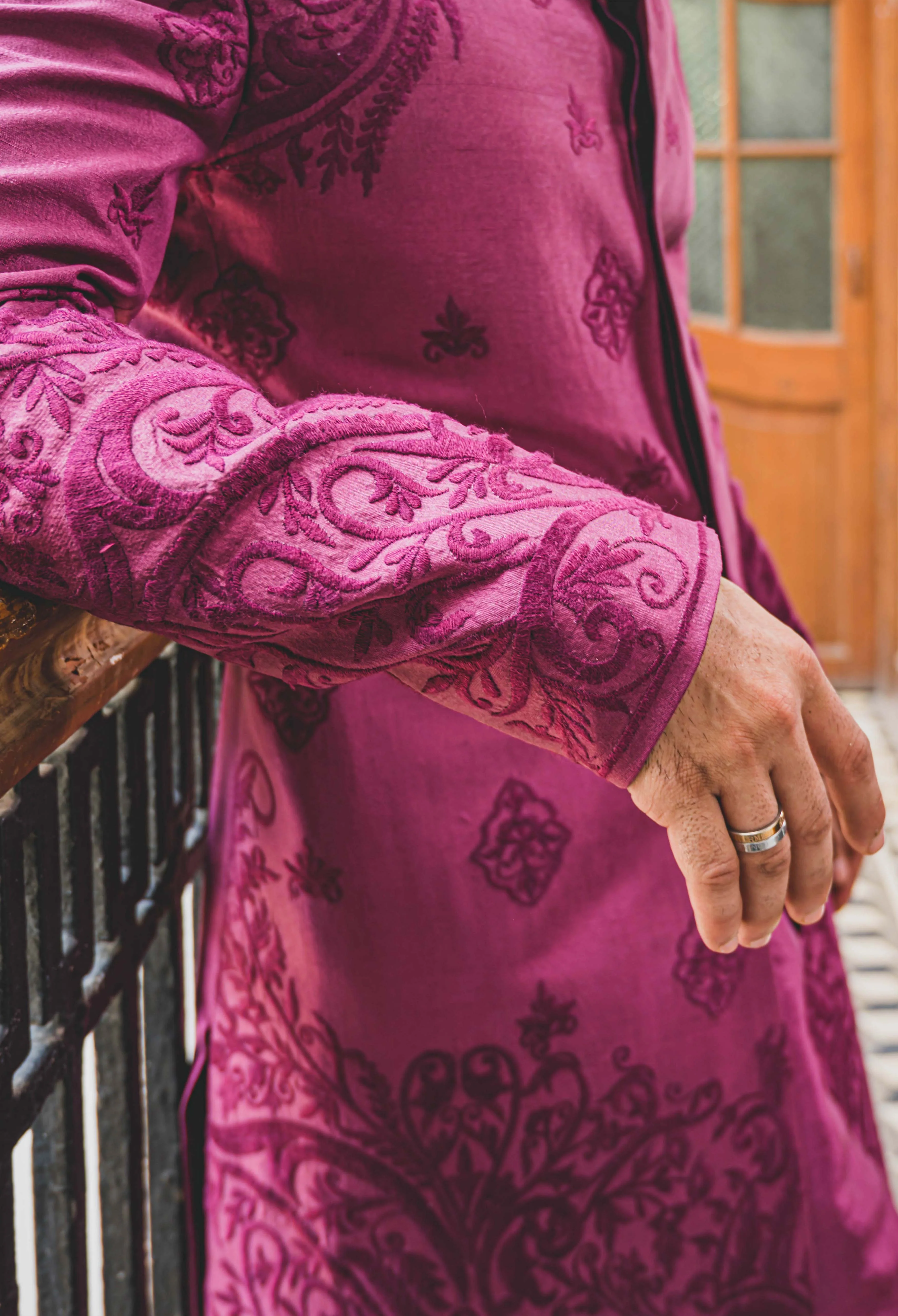 Ottoman Blooms Sherwani - Image 3