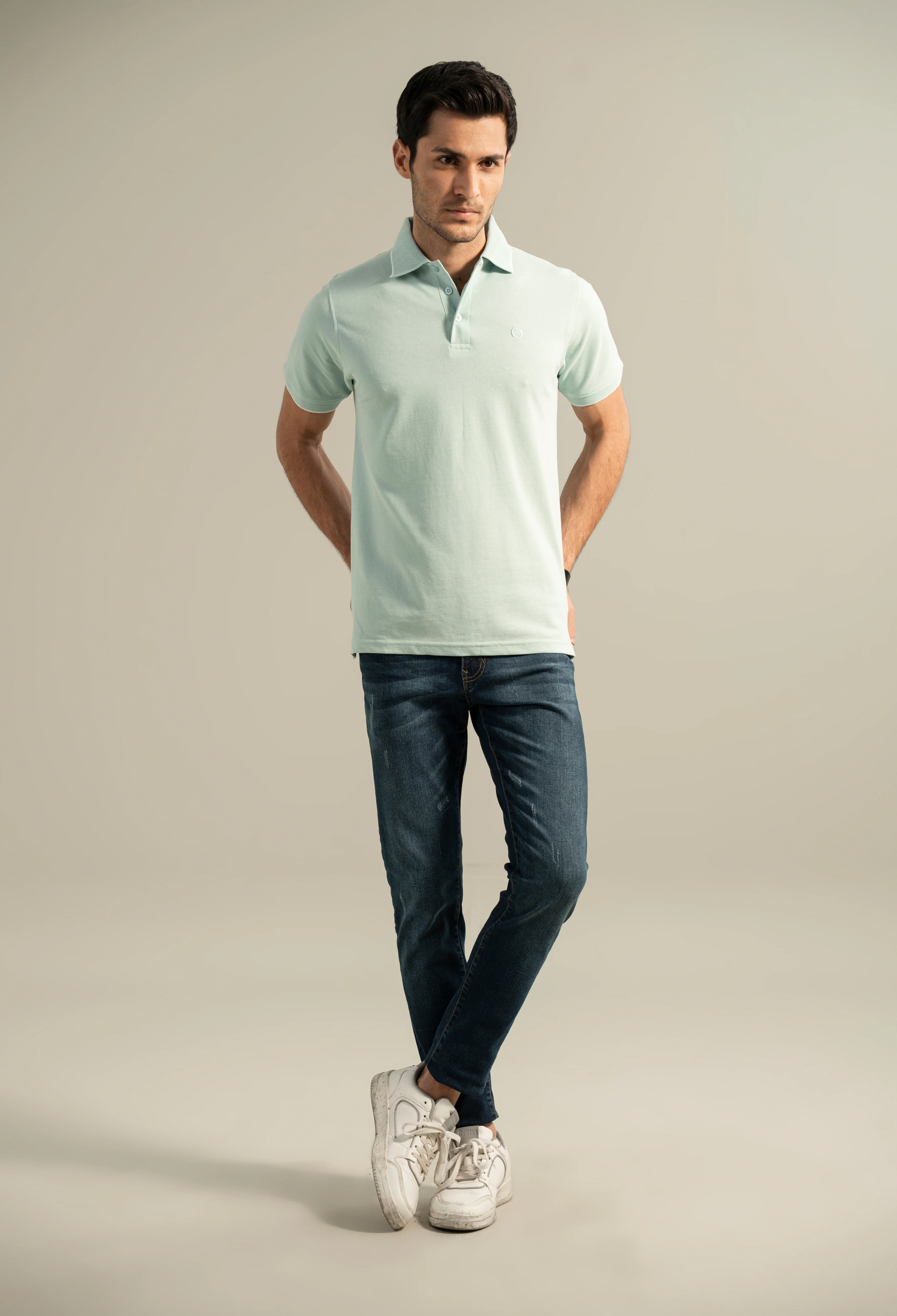 Pastel Blue Polo - Image 5