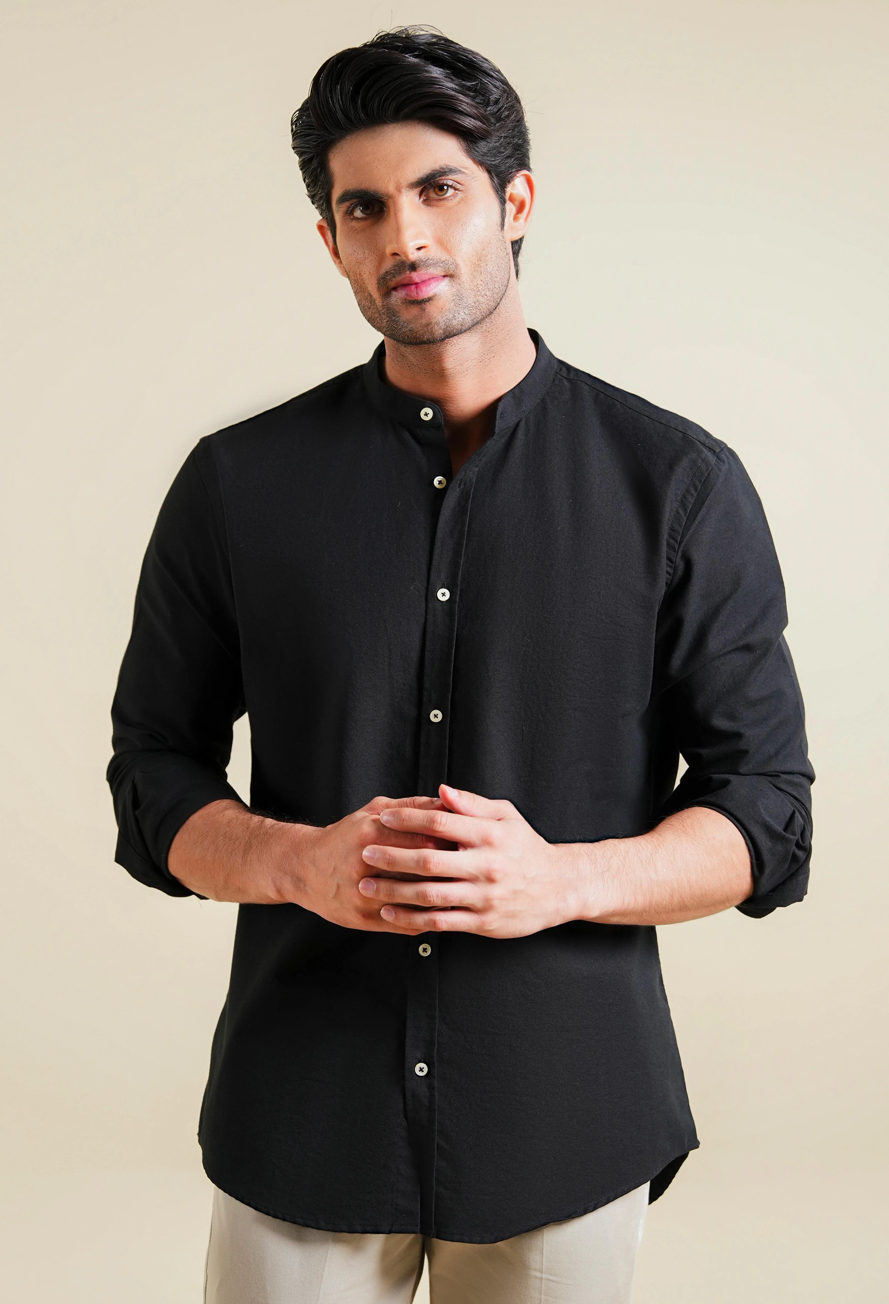 Raisan Black Oxford Shirt - Image 5