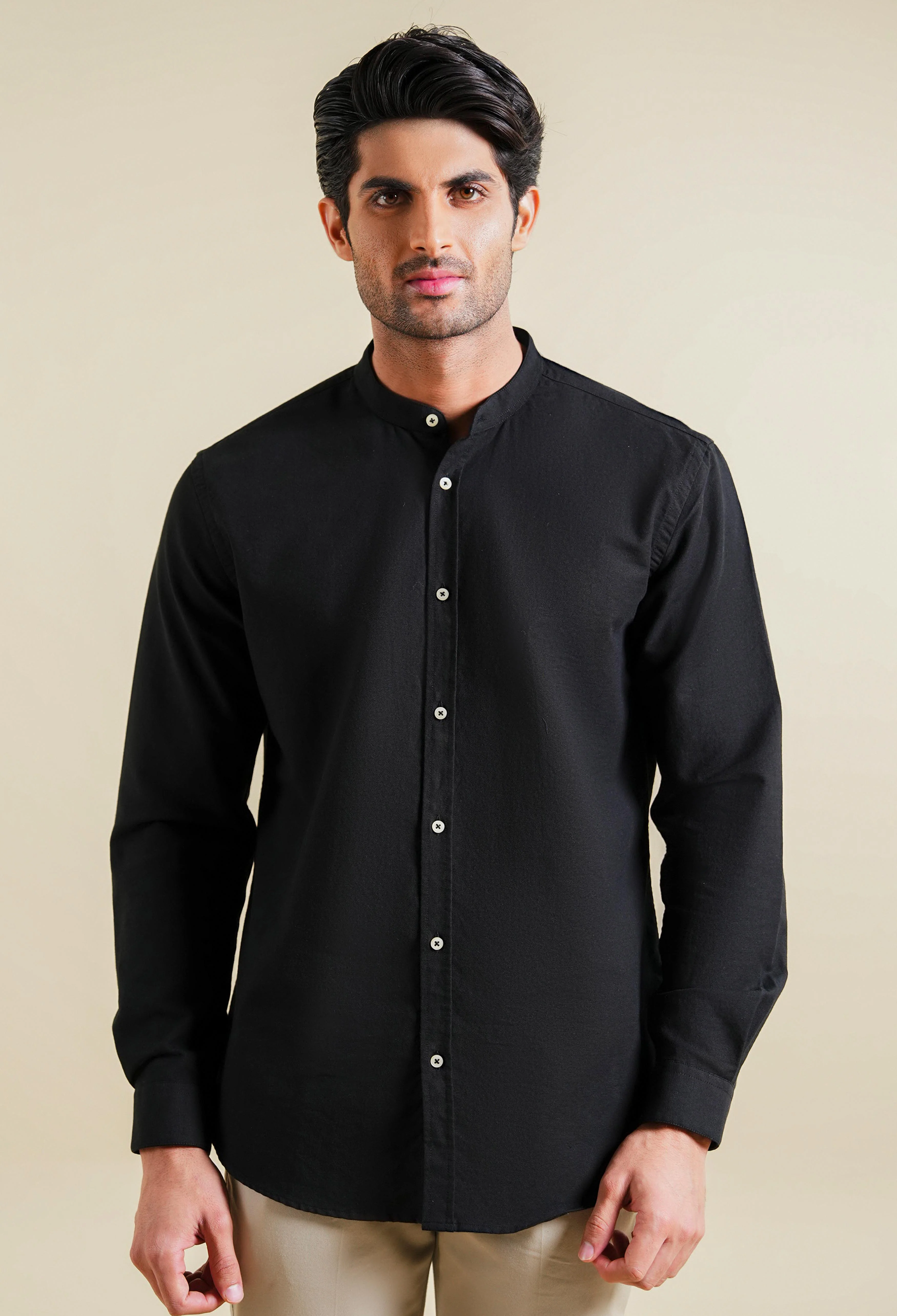 Raisan Black Oxford Shirt - Image 6