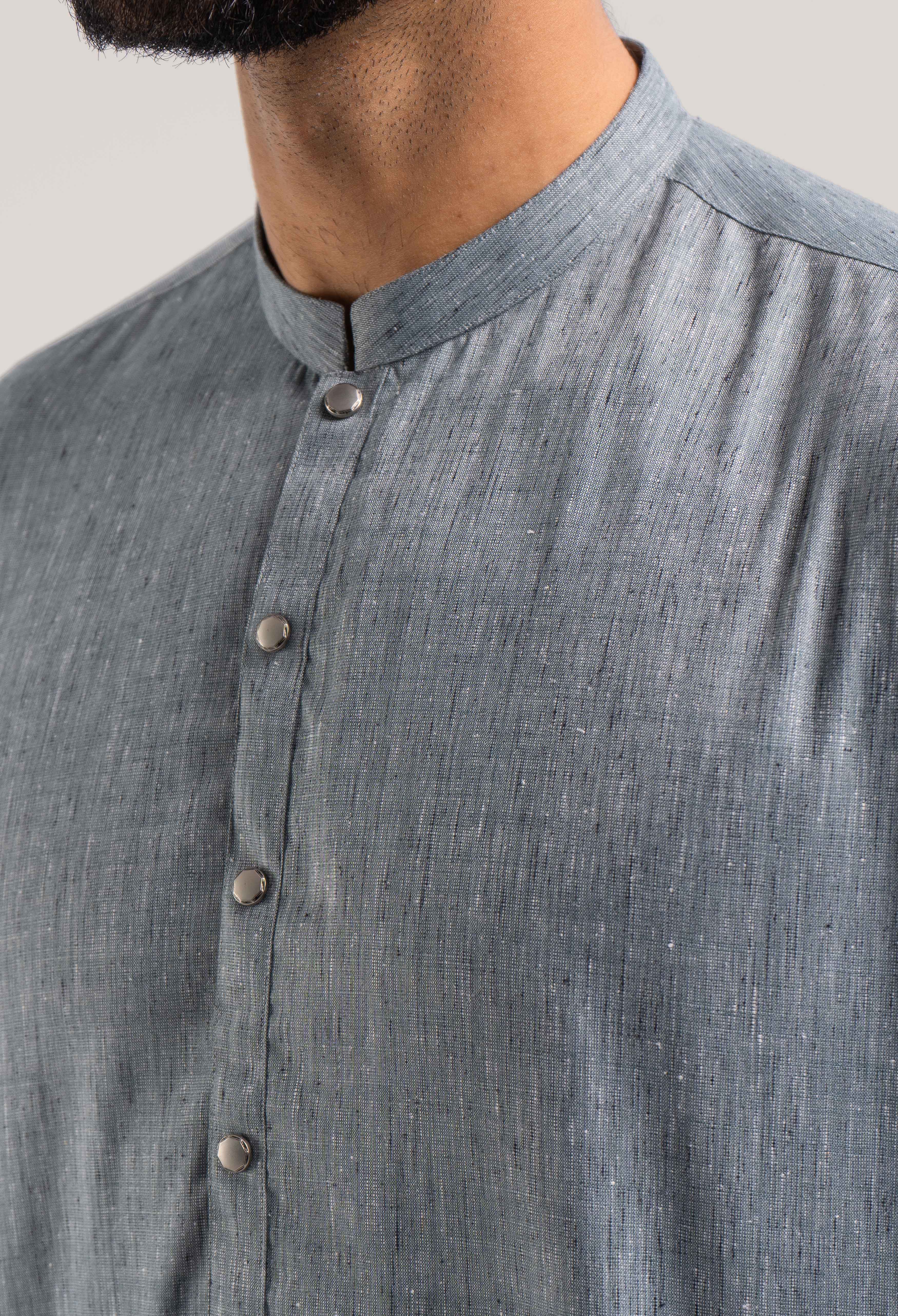 Sage Green Kurta Pajama - Image 3
