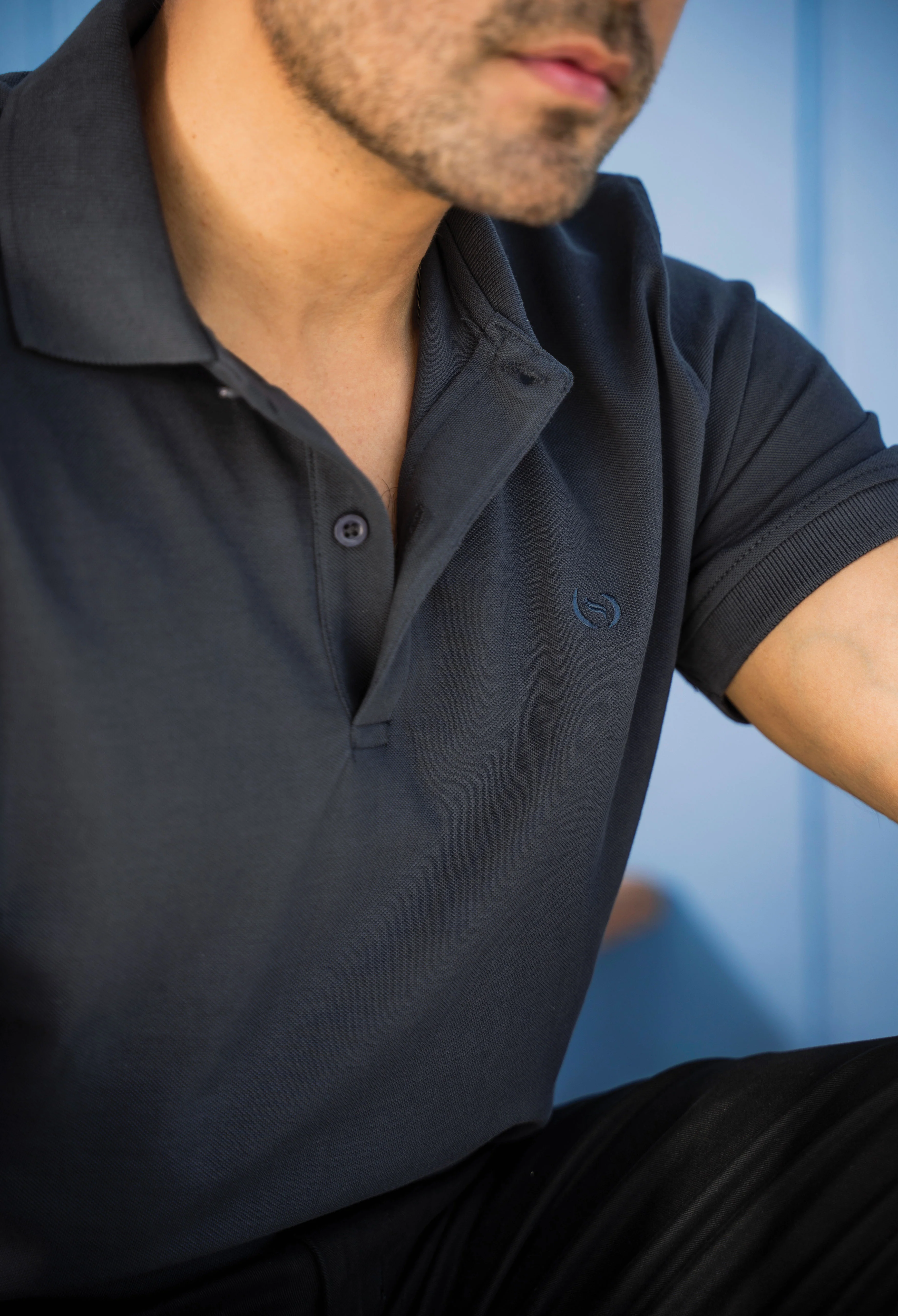 Trout Grey Polo - Image 3